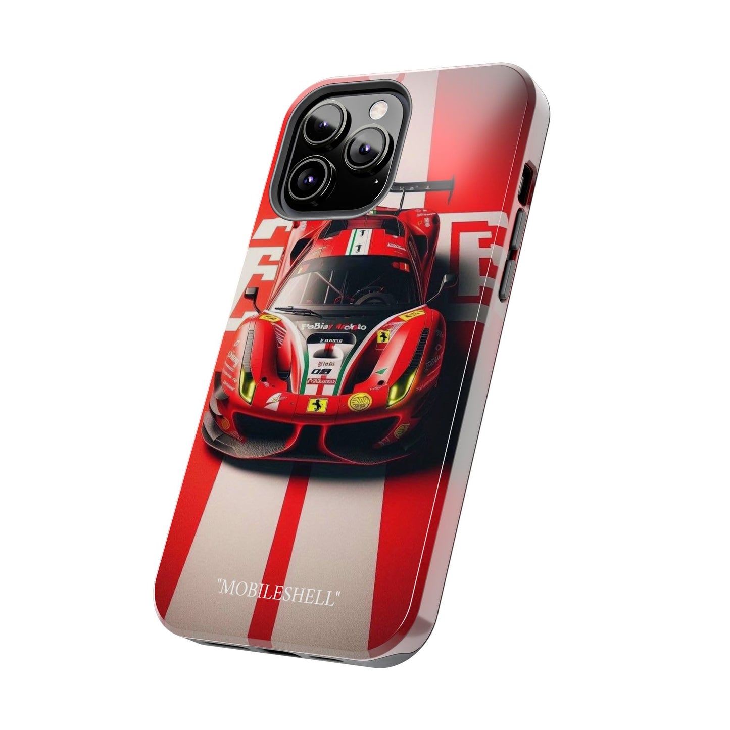 Red Ferrari tough phone case