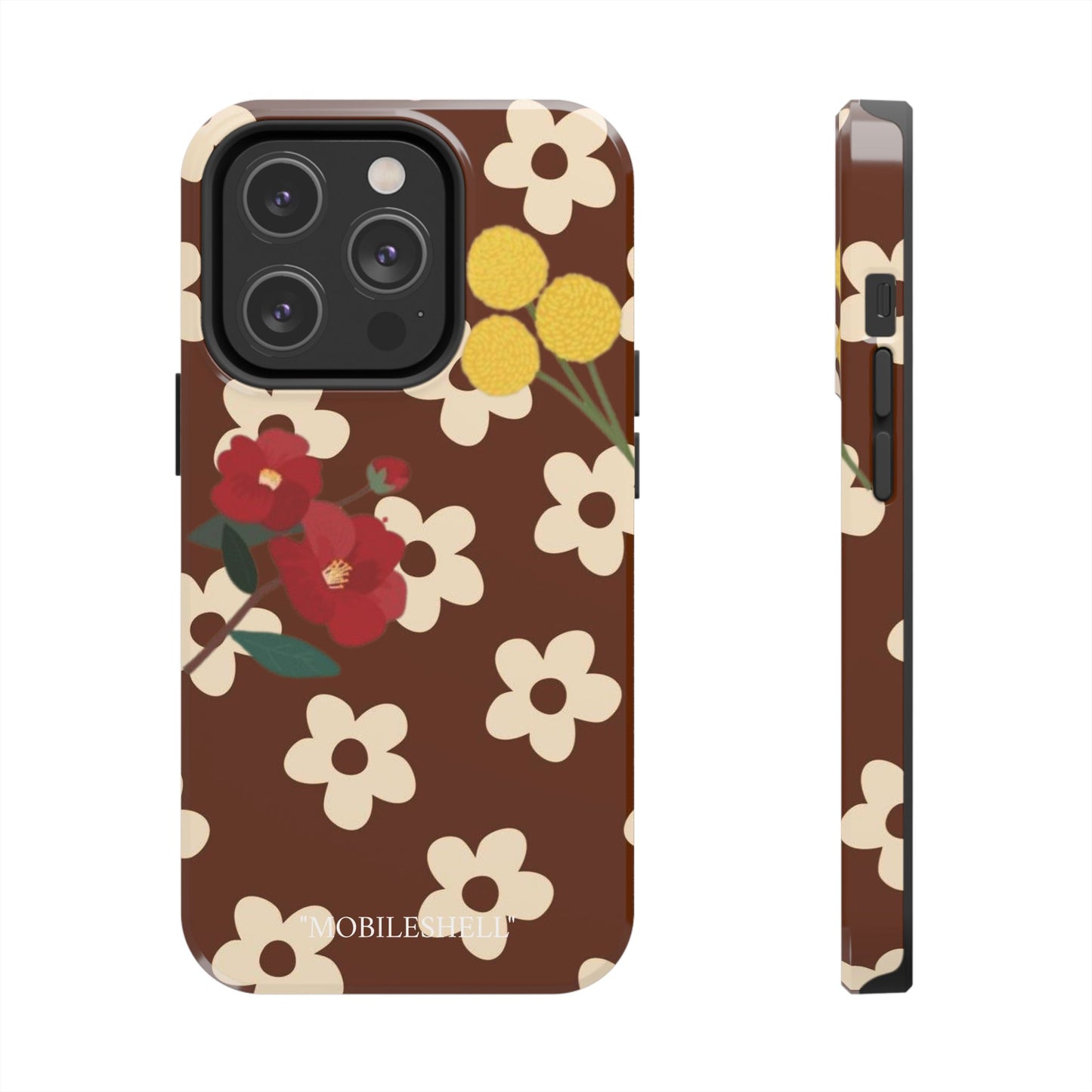 Flower vibe tough phone case