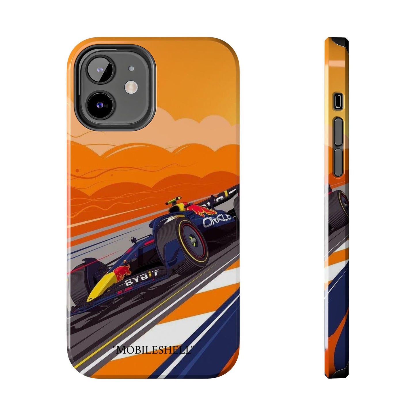 F1 Redbull cartoon tough phone case