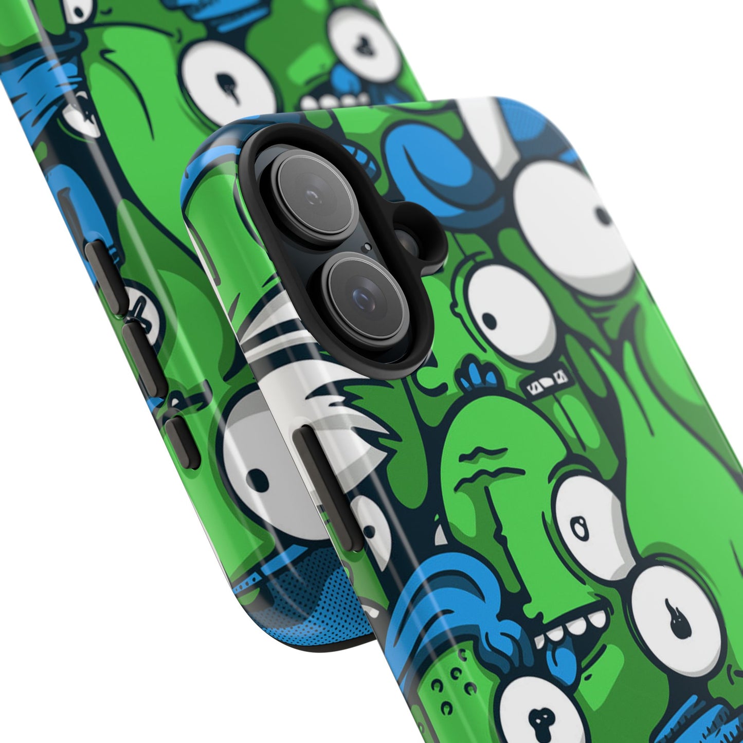 Whimsical Green Monster Phone Case