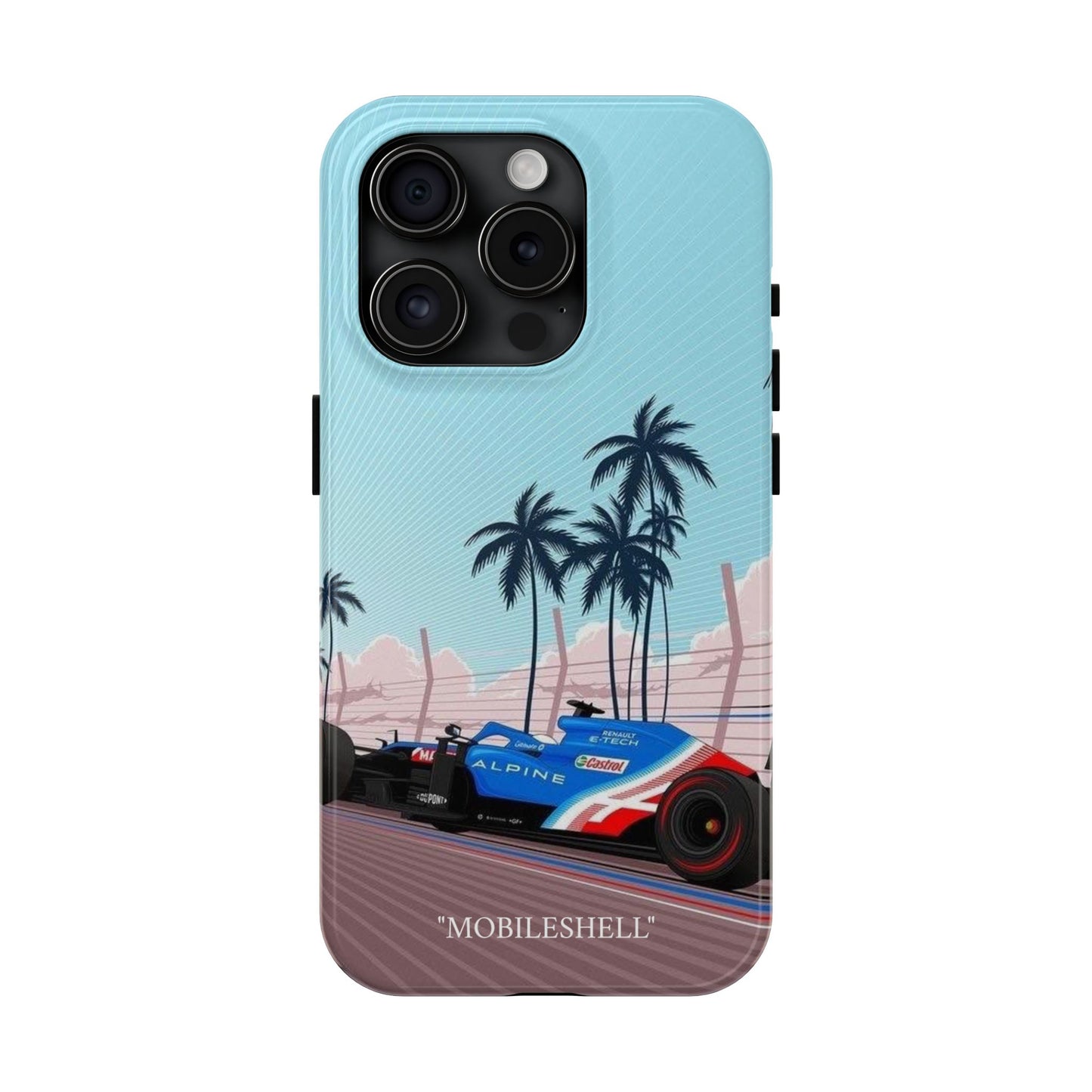 F1 Alpine team car tough phone case