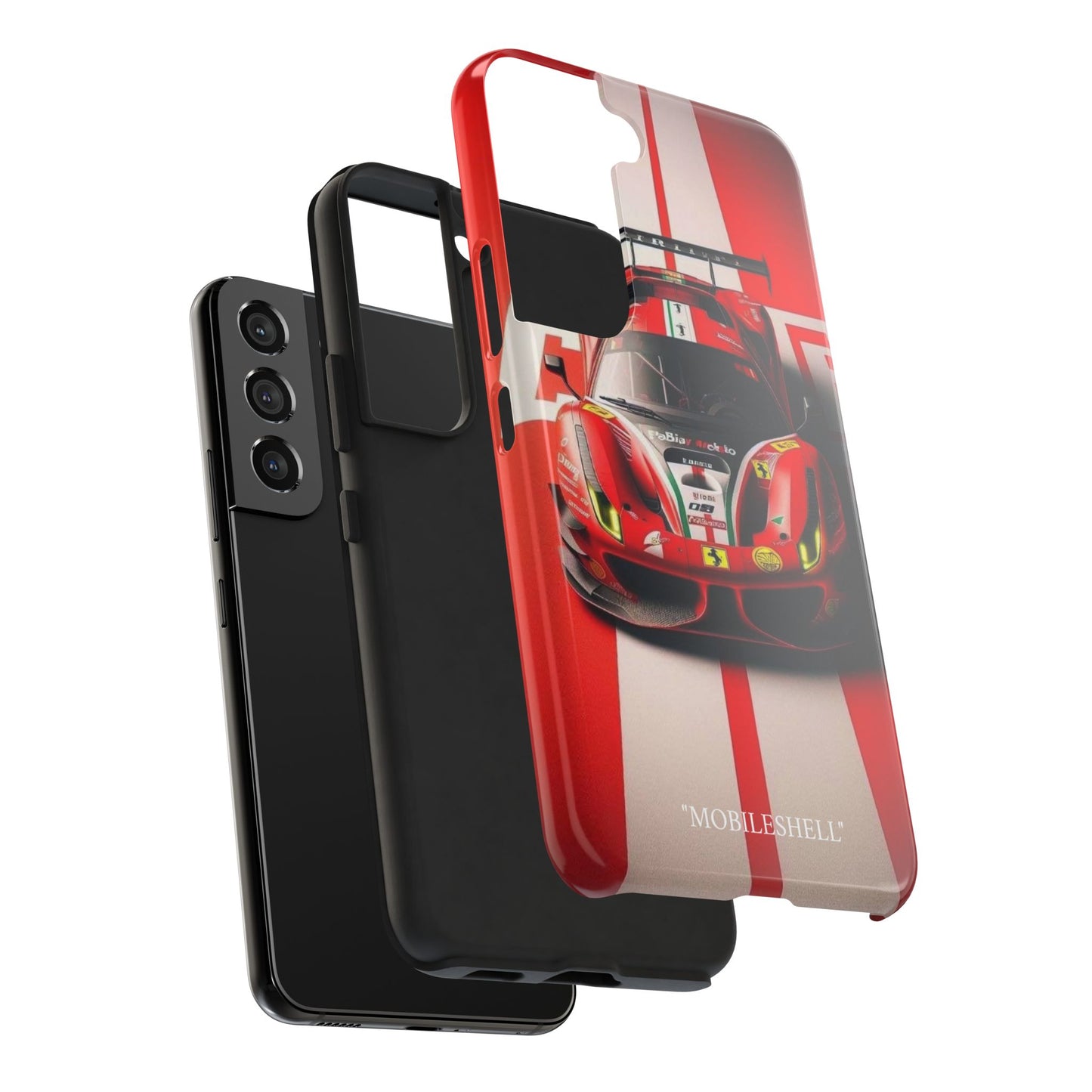 Red Ferrari tough phone case