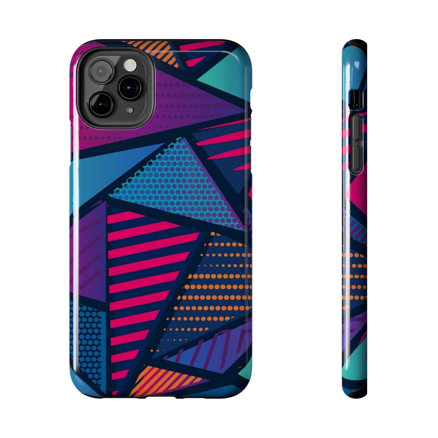 Vibrant Geometric Tough Phone Case