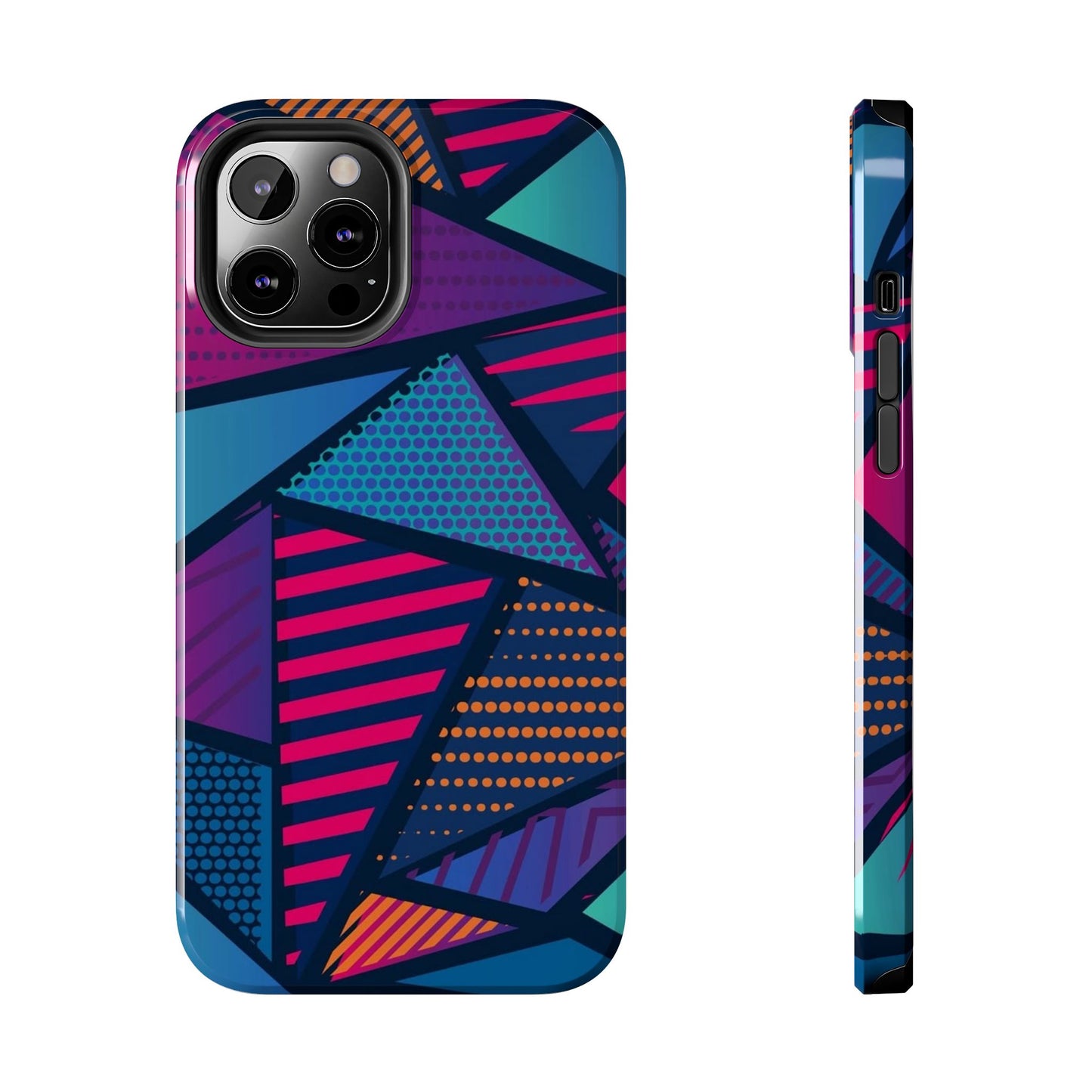 Vibrant Geometric Tough Phone Case