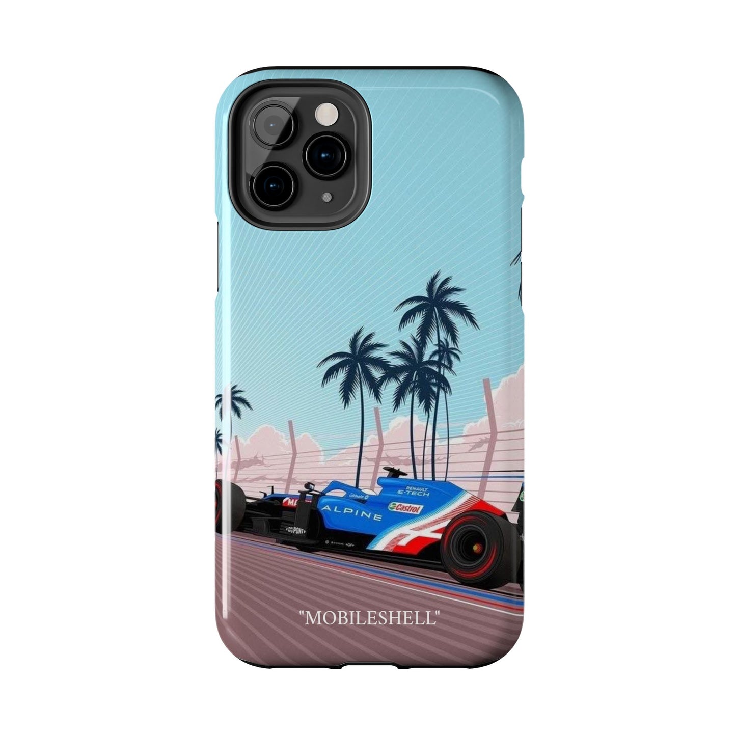 F1 Alpine team car tough phone case