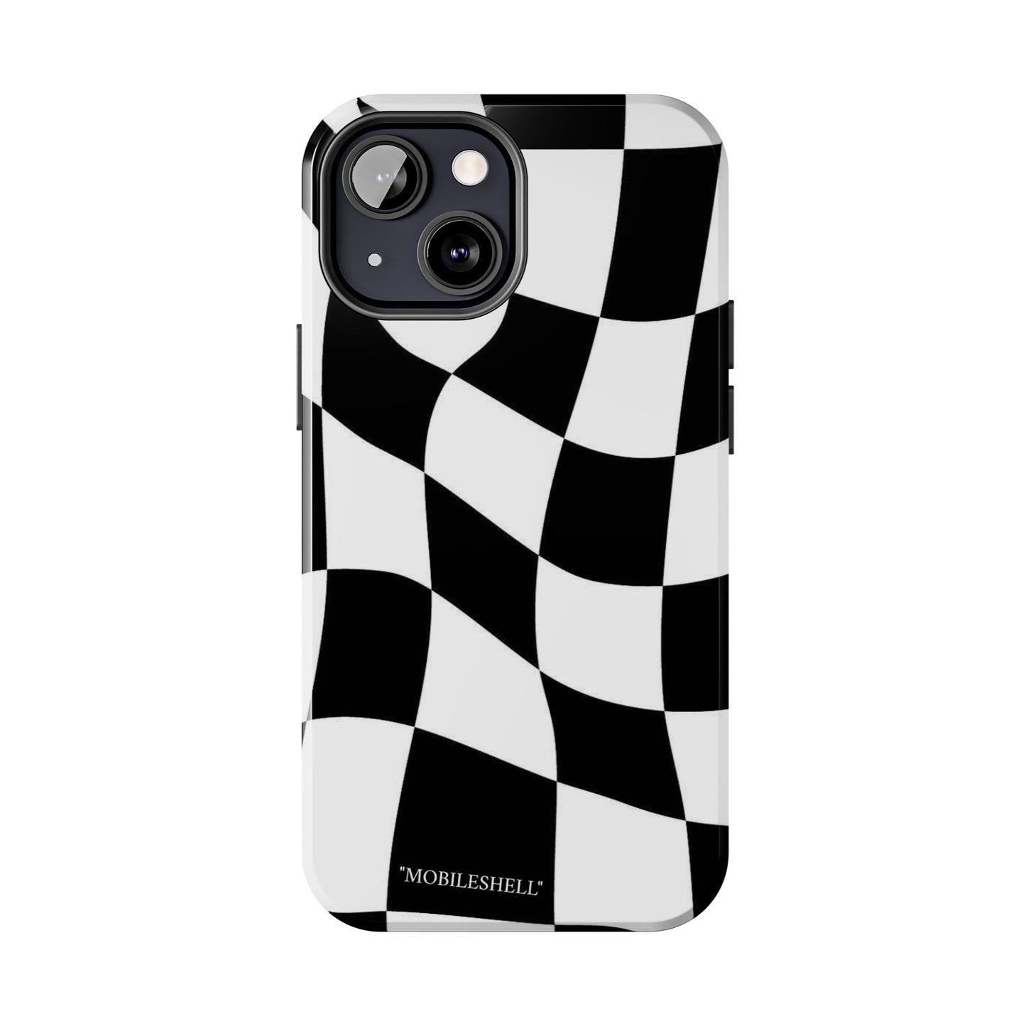 Checkers B&W tough phone case