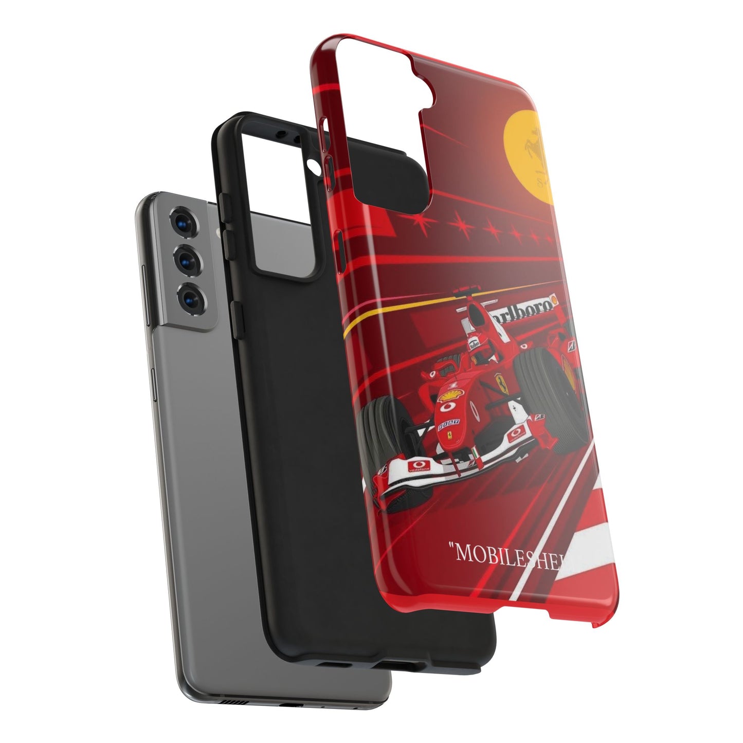 F1 Ferrari team car tough phone case