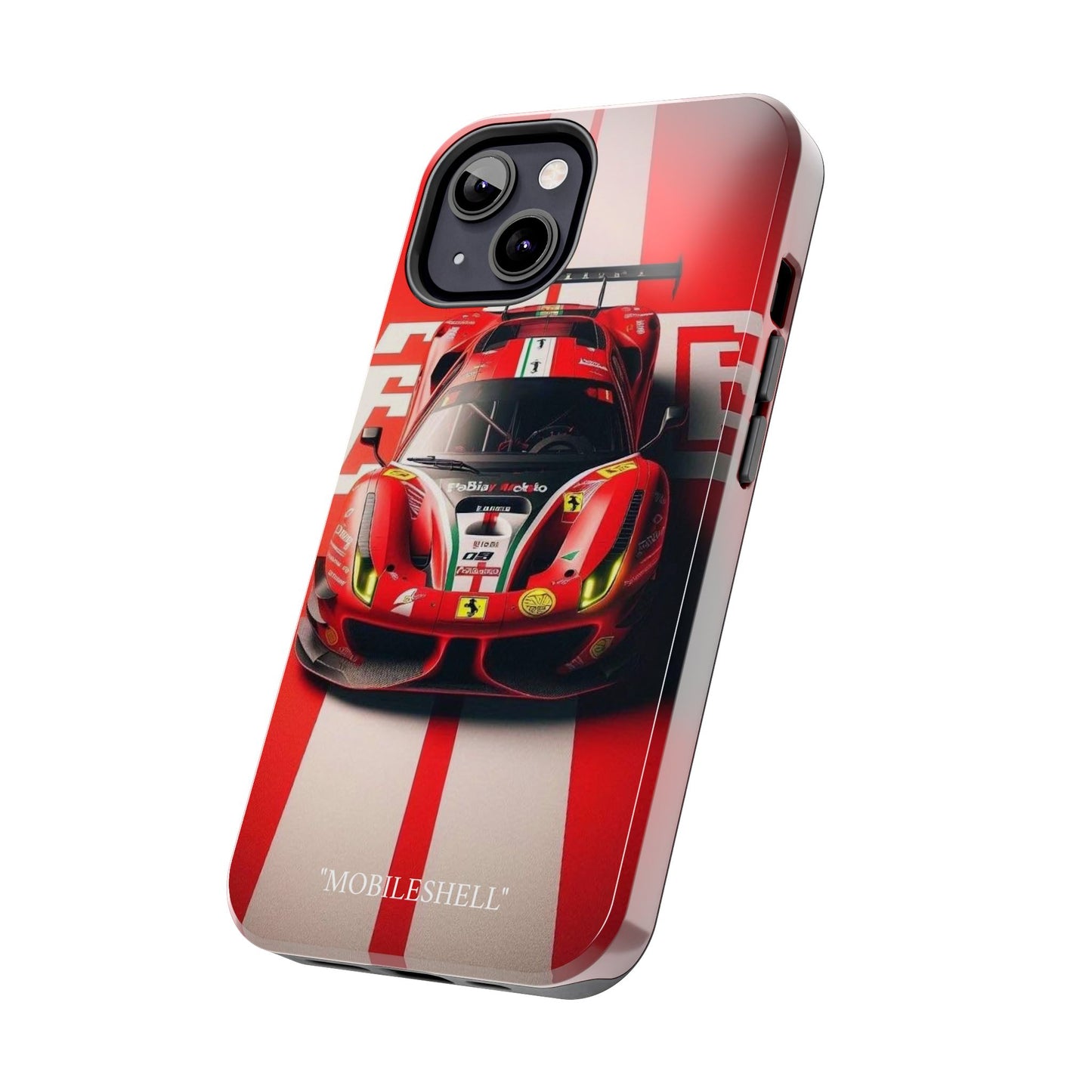 Red Ferrari tough phone case