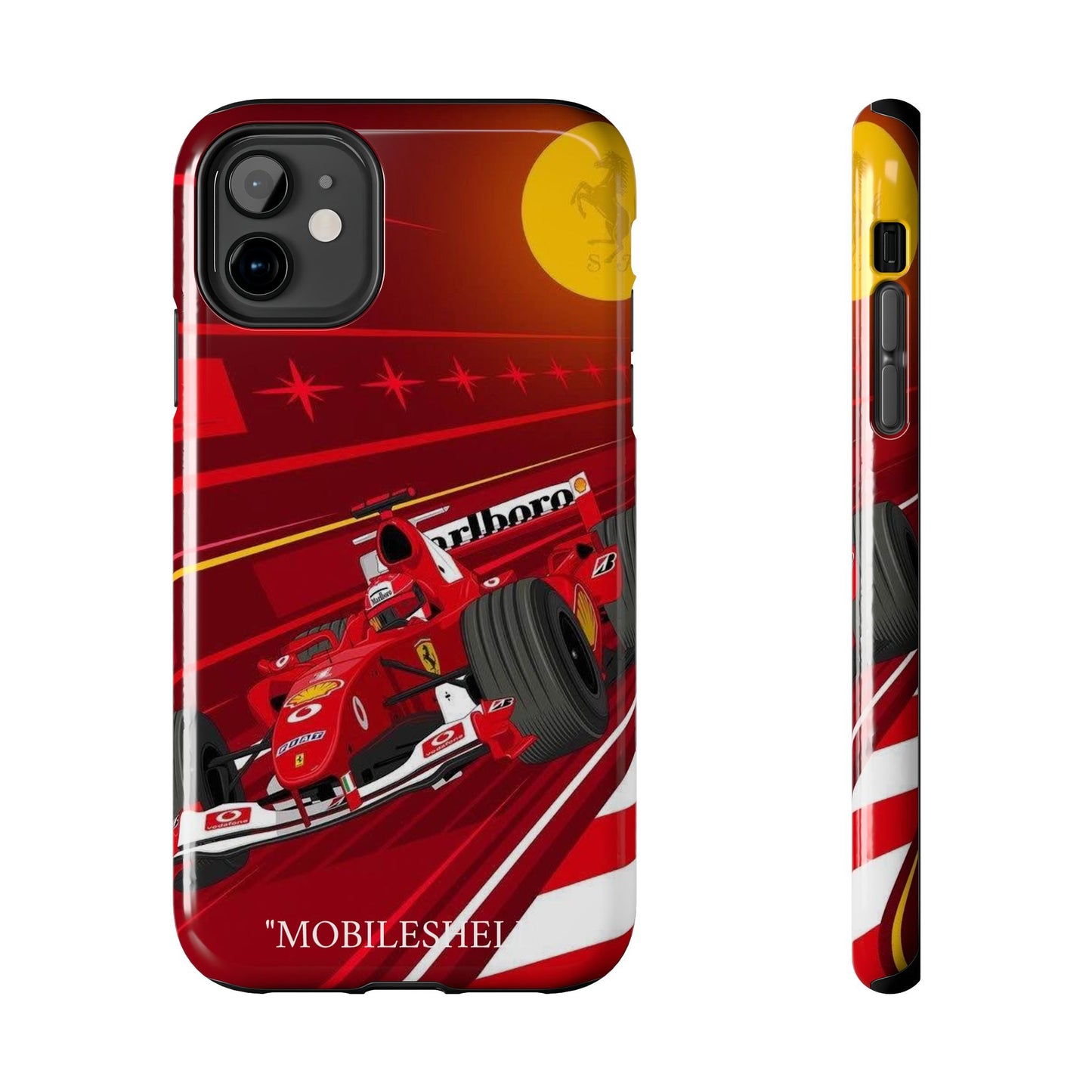 F1 Ferrari team car tough phone case