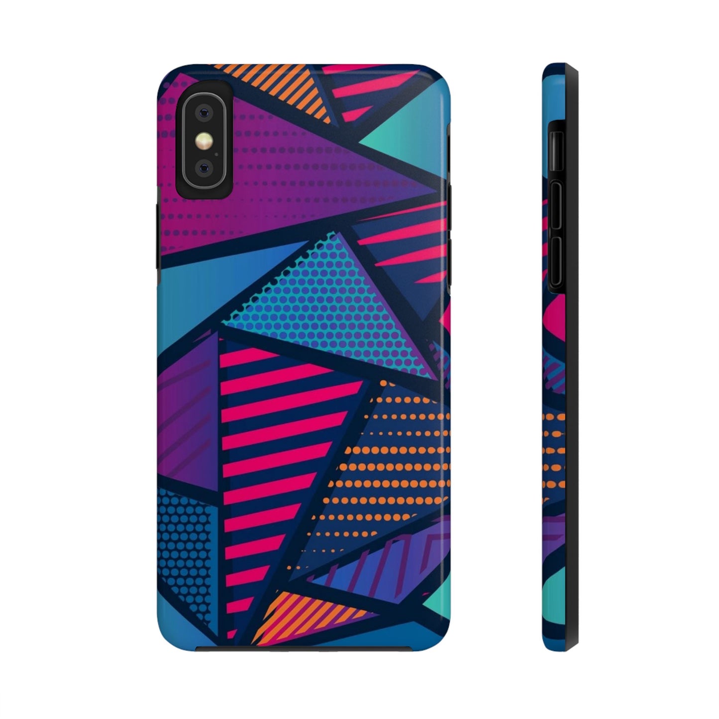 Vibrant Geometric Tough Phone Case