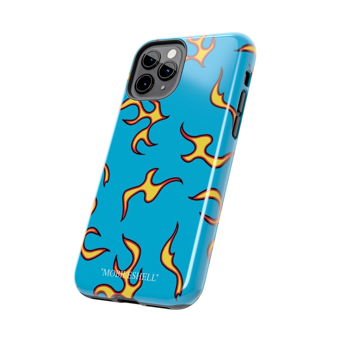 Blue Flame tough phone case