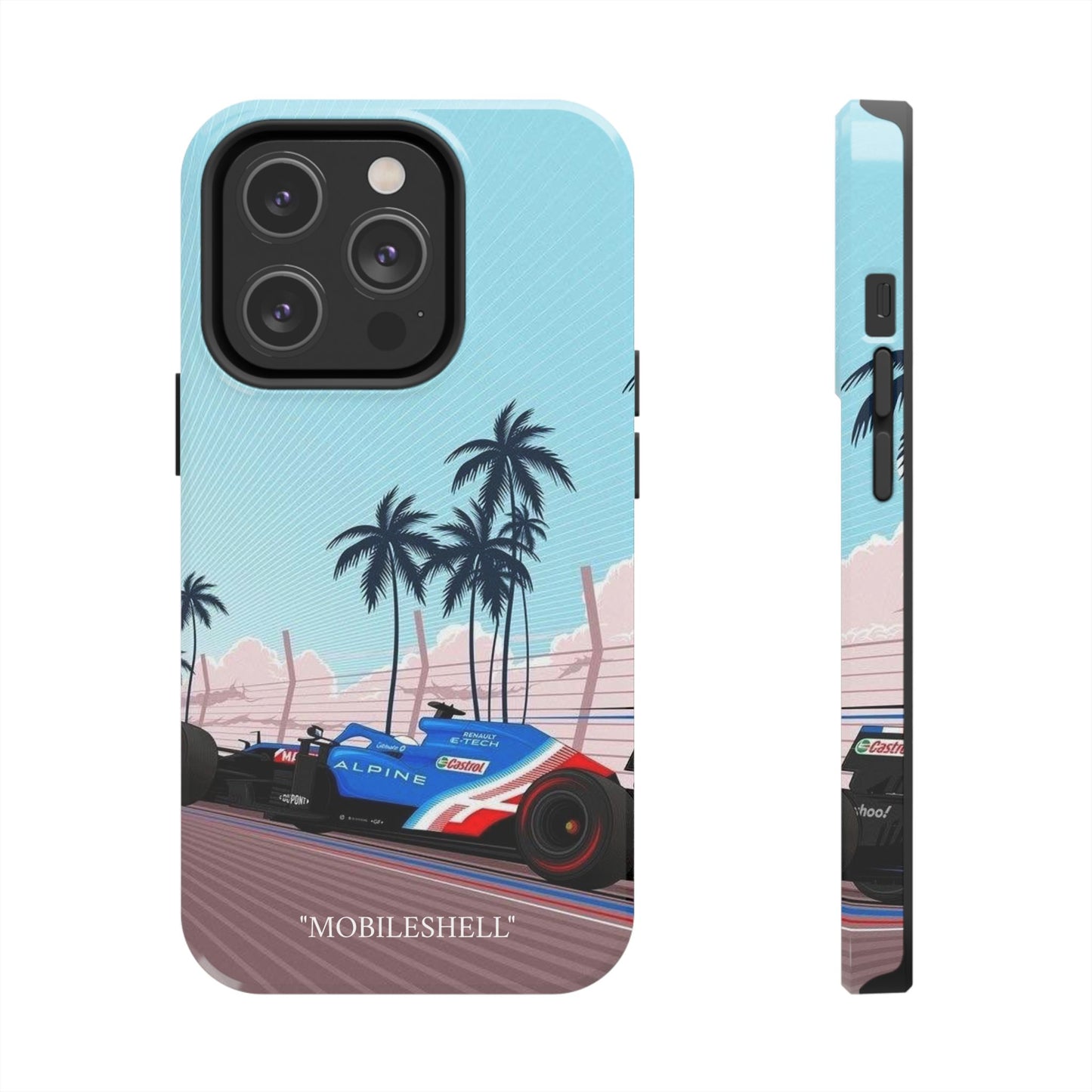 F1 Alpine team car tough phone case