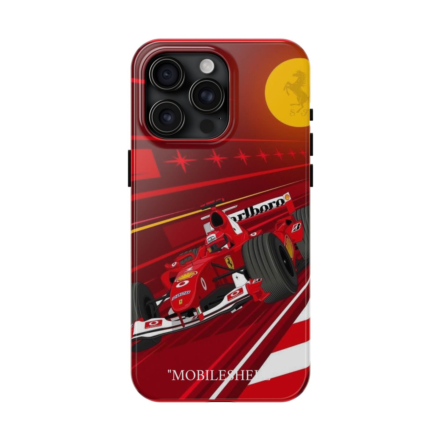 F1 Ferrari team car tough phone case