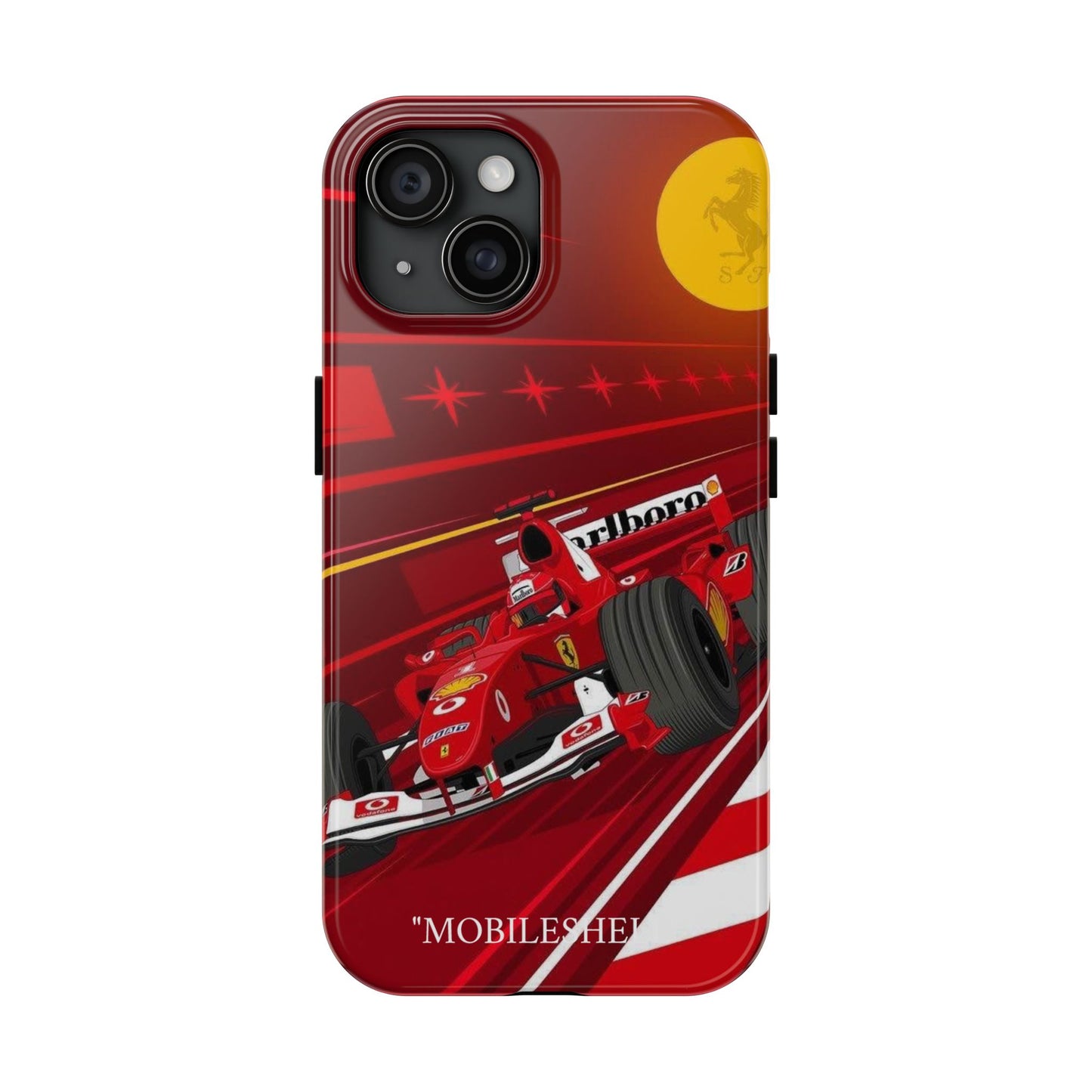 F1 Ferrari team car tough phone case