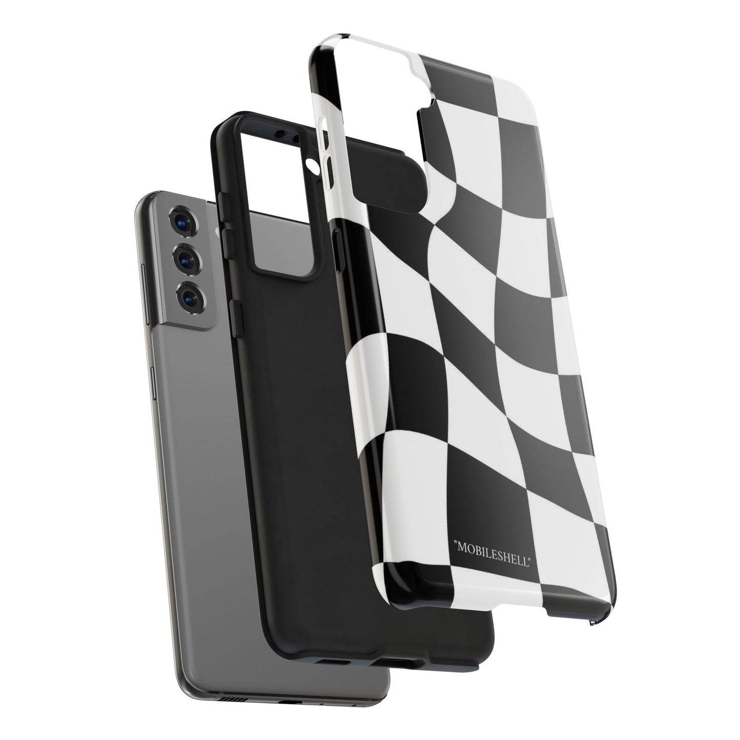 Checkers B&W tough phone case