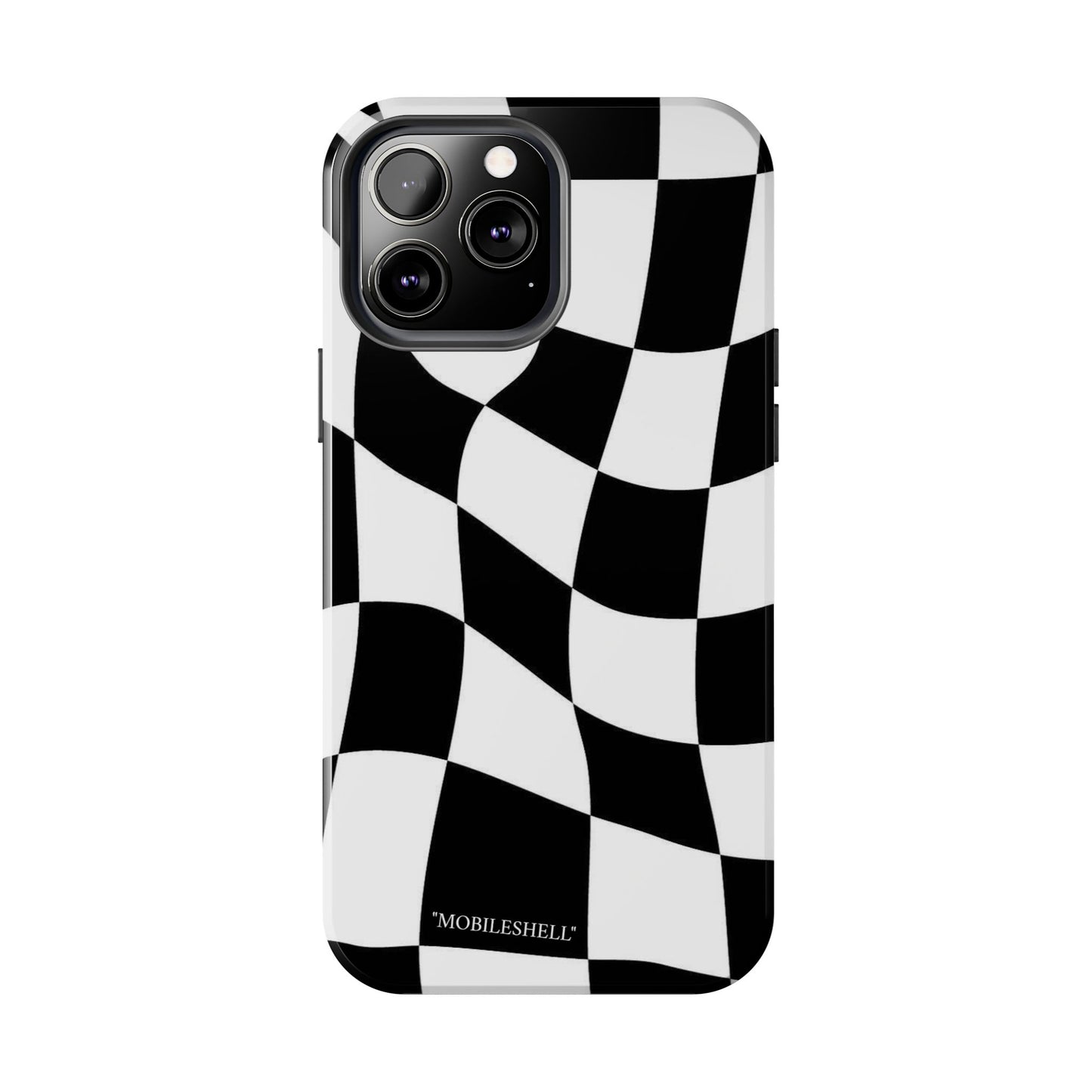 Checkers B&W tough phone case