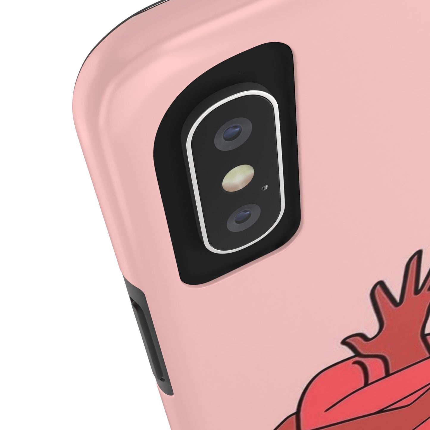 Artistic Heart Embrace Phone Case