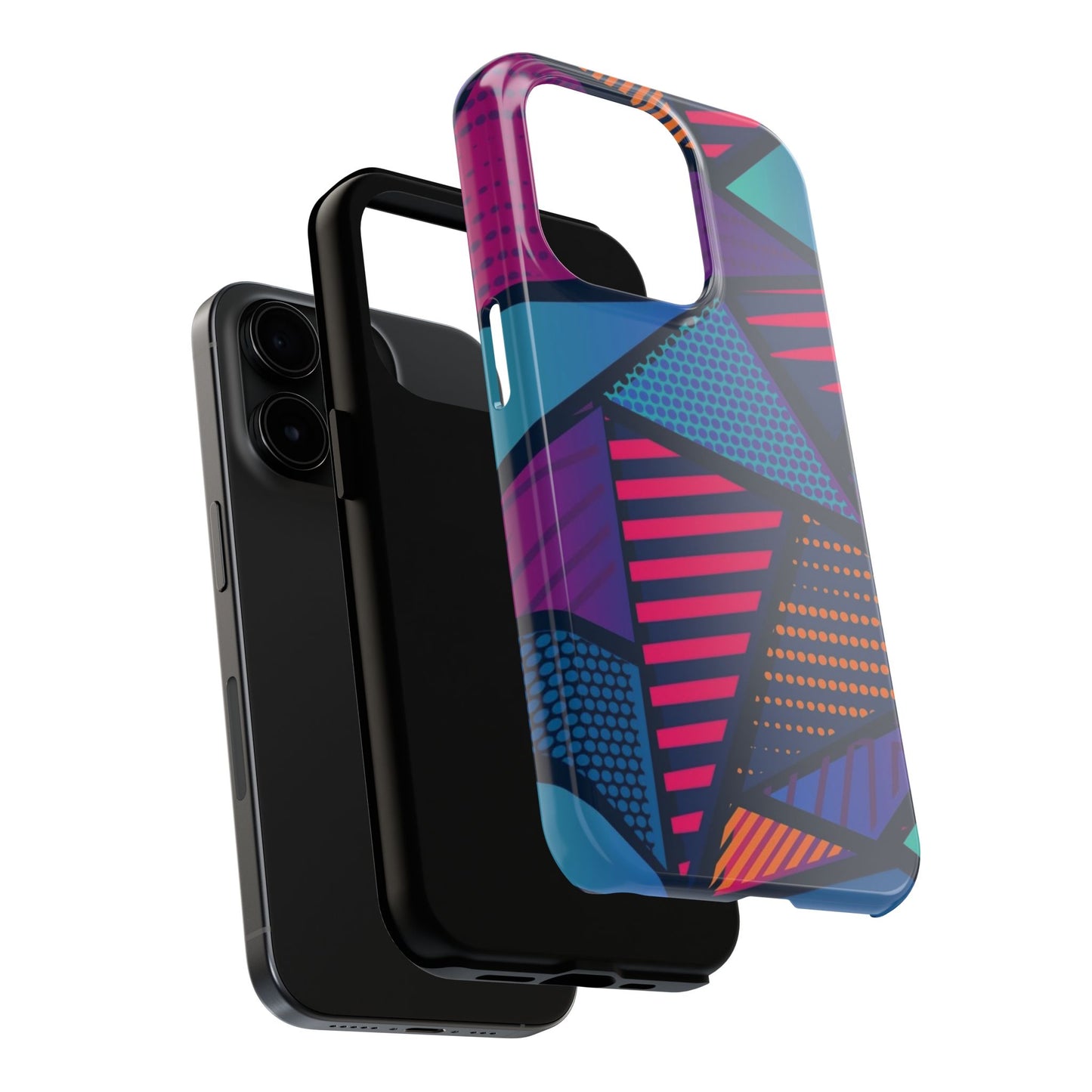 Vibrant Geometric Tough Phone Case