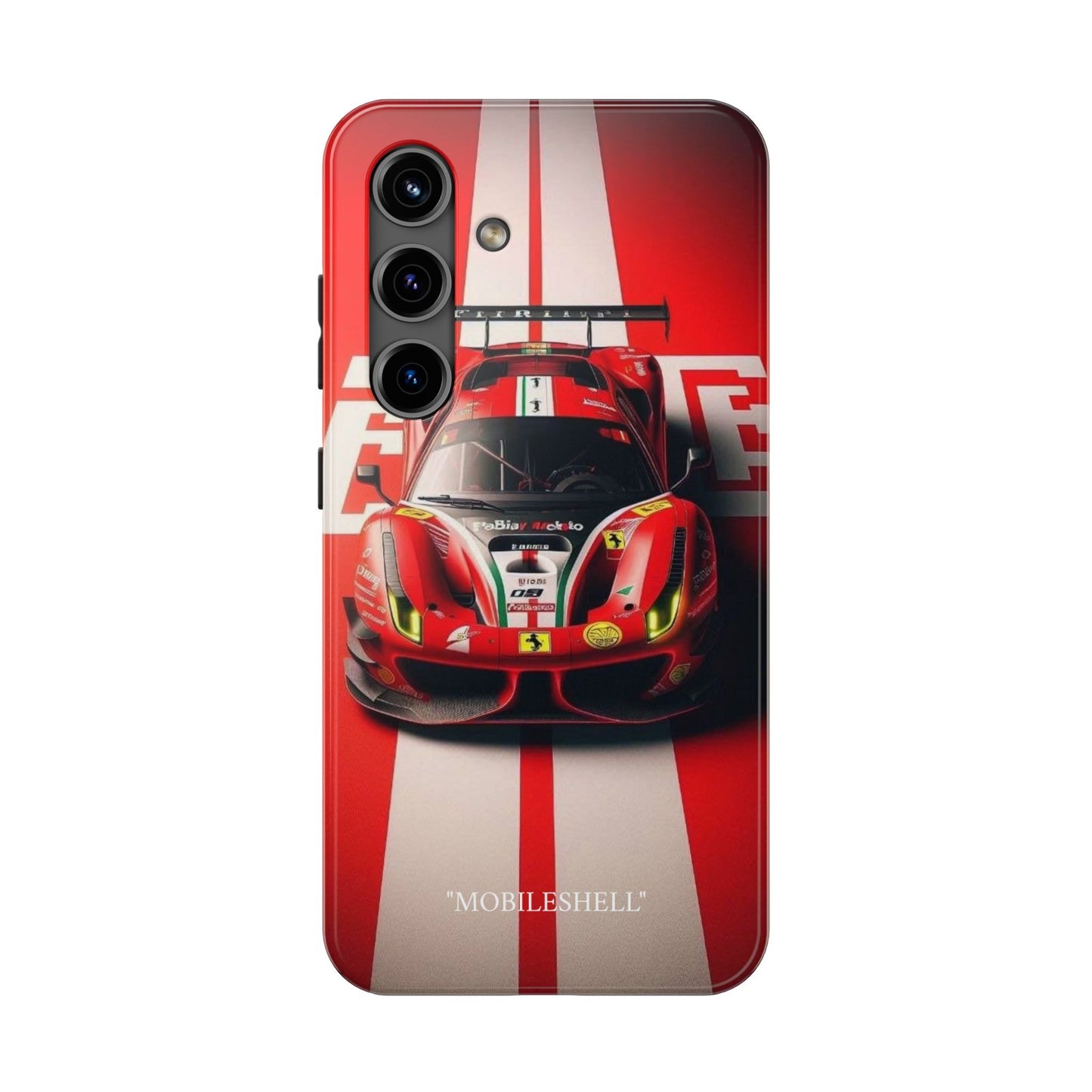 Red Ferrari tough phone case