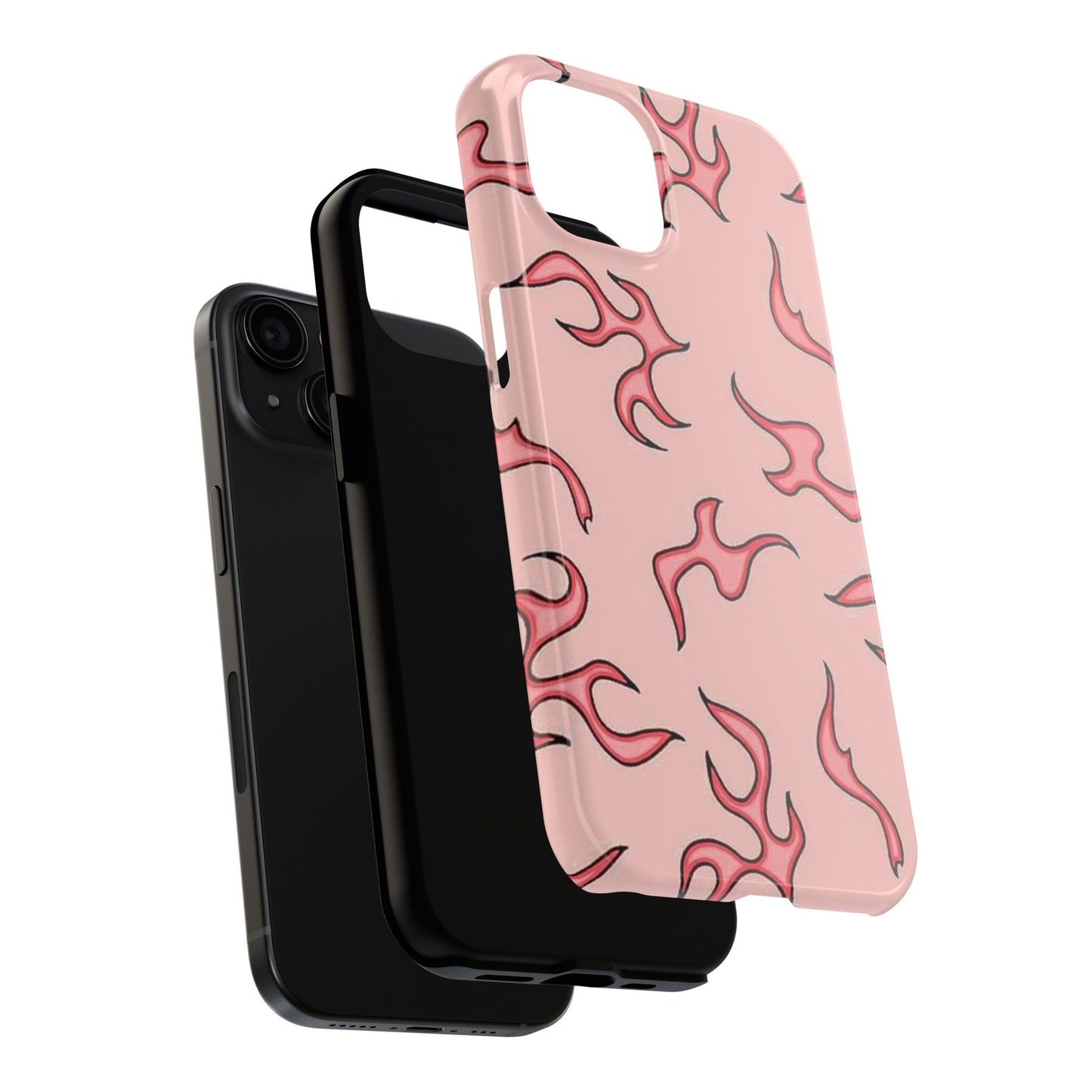 Stylish Flame Tough Phone Case