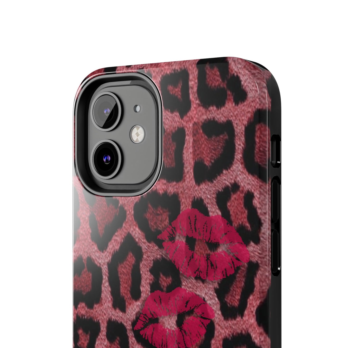 Kiss me hot pink phone case