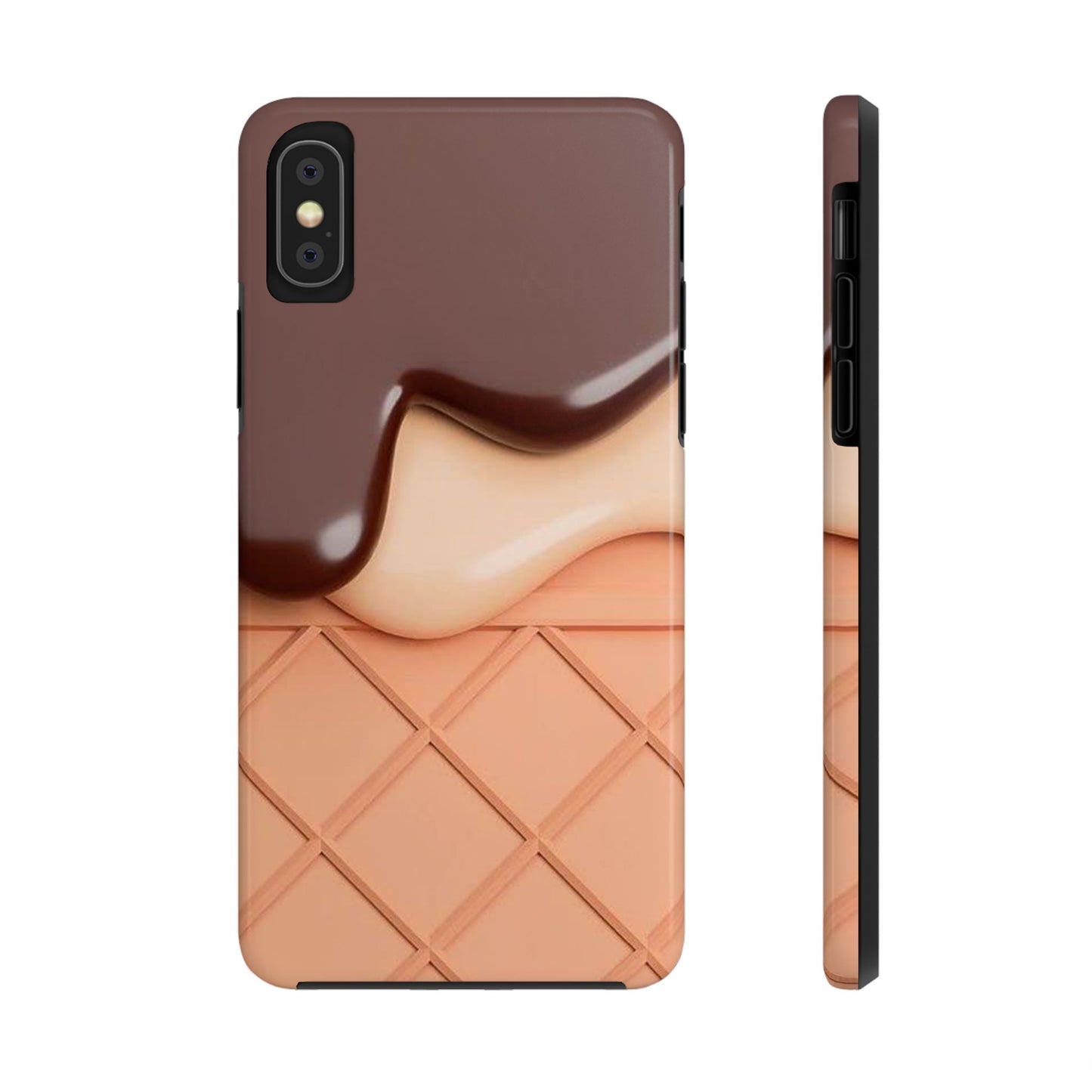 Ice cream drip Tough Phone Cases