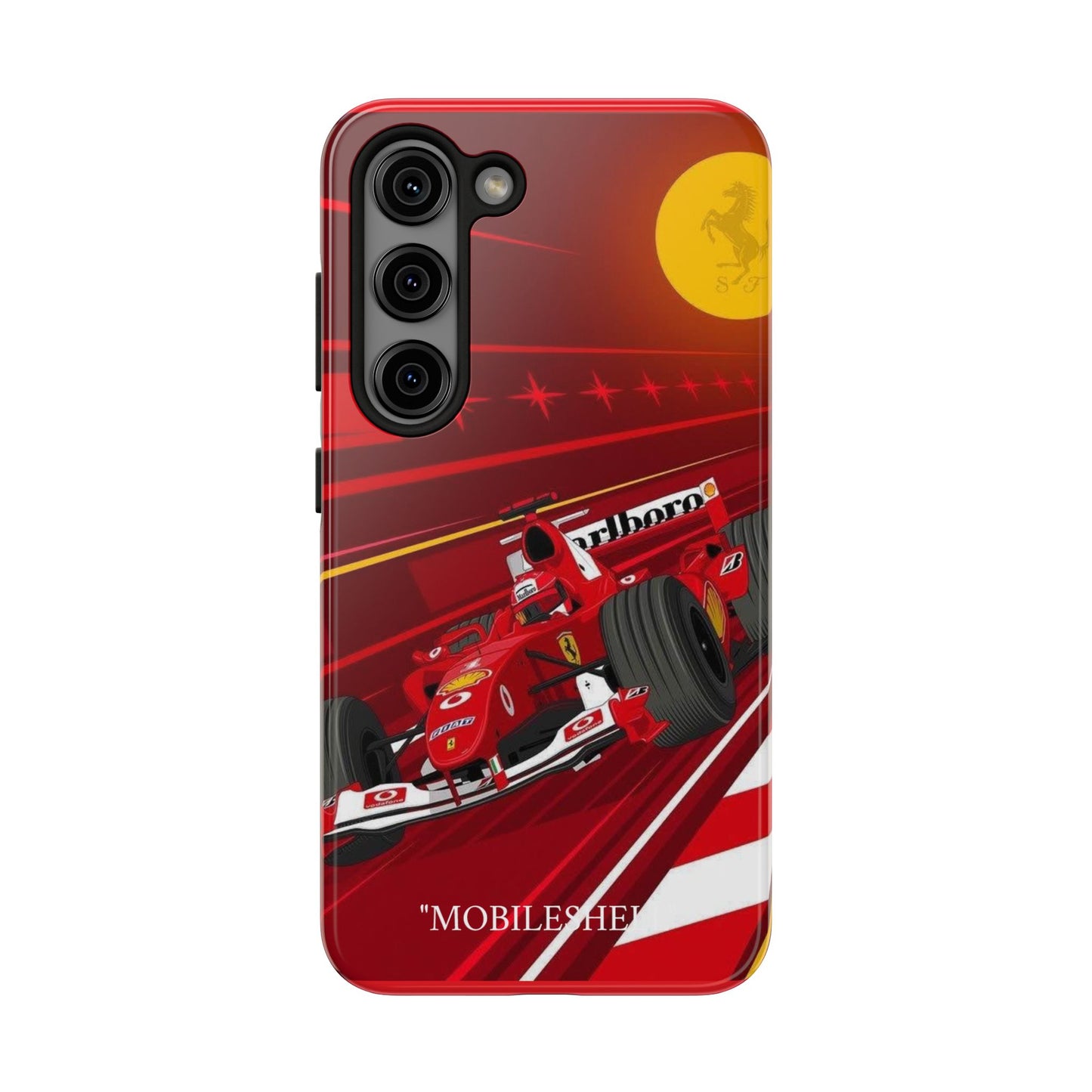 F1 Ferrari team car tough phone case