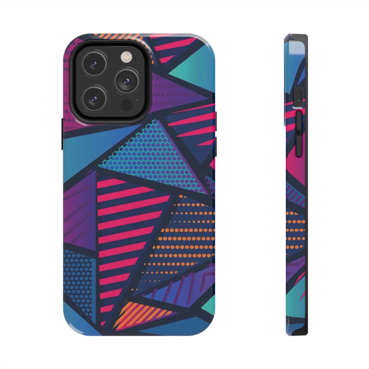 Vibrant Geometric Tough Phone Case