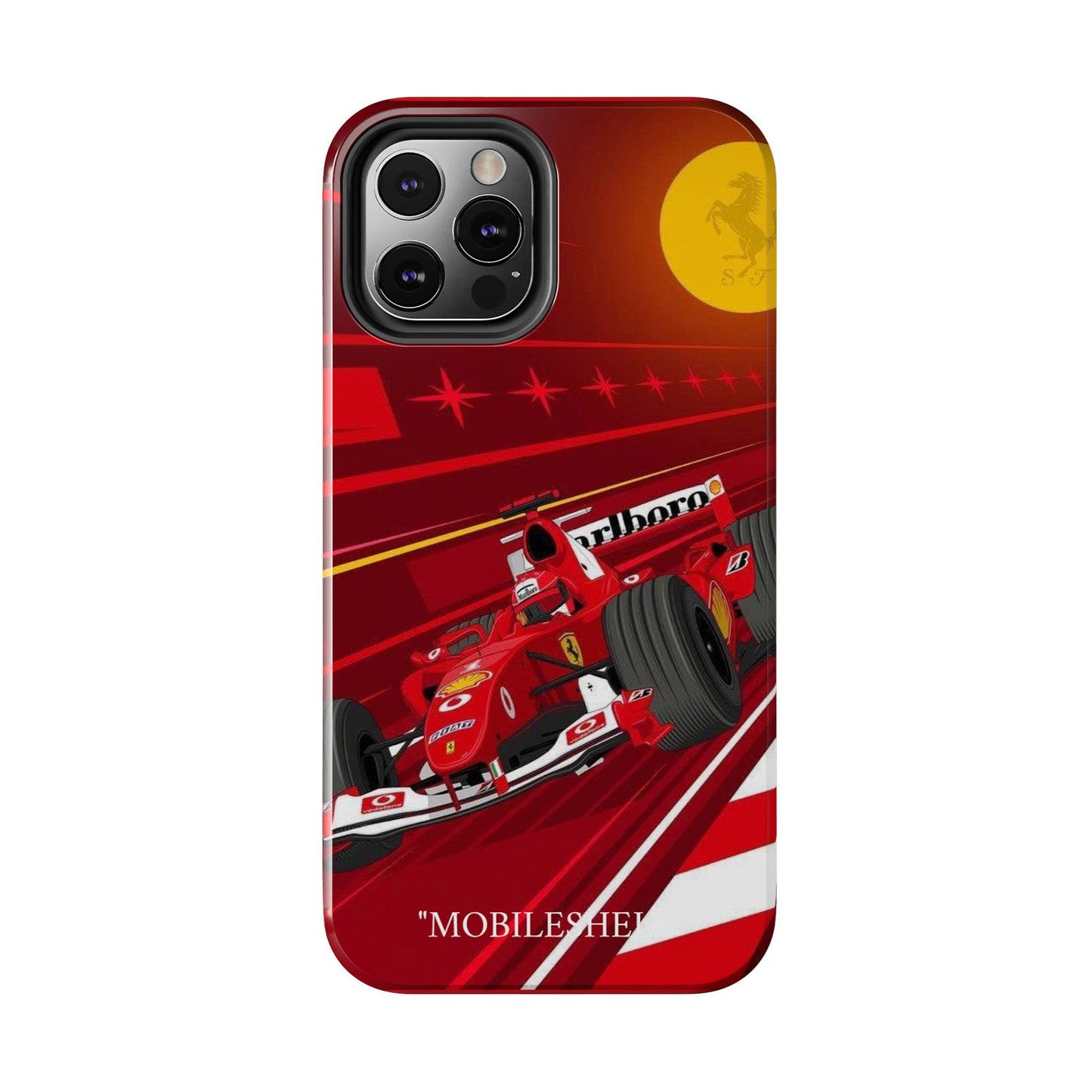 F1 Ferrari team car tough phone case