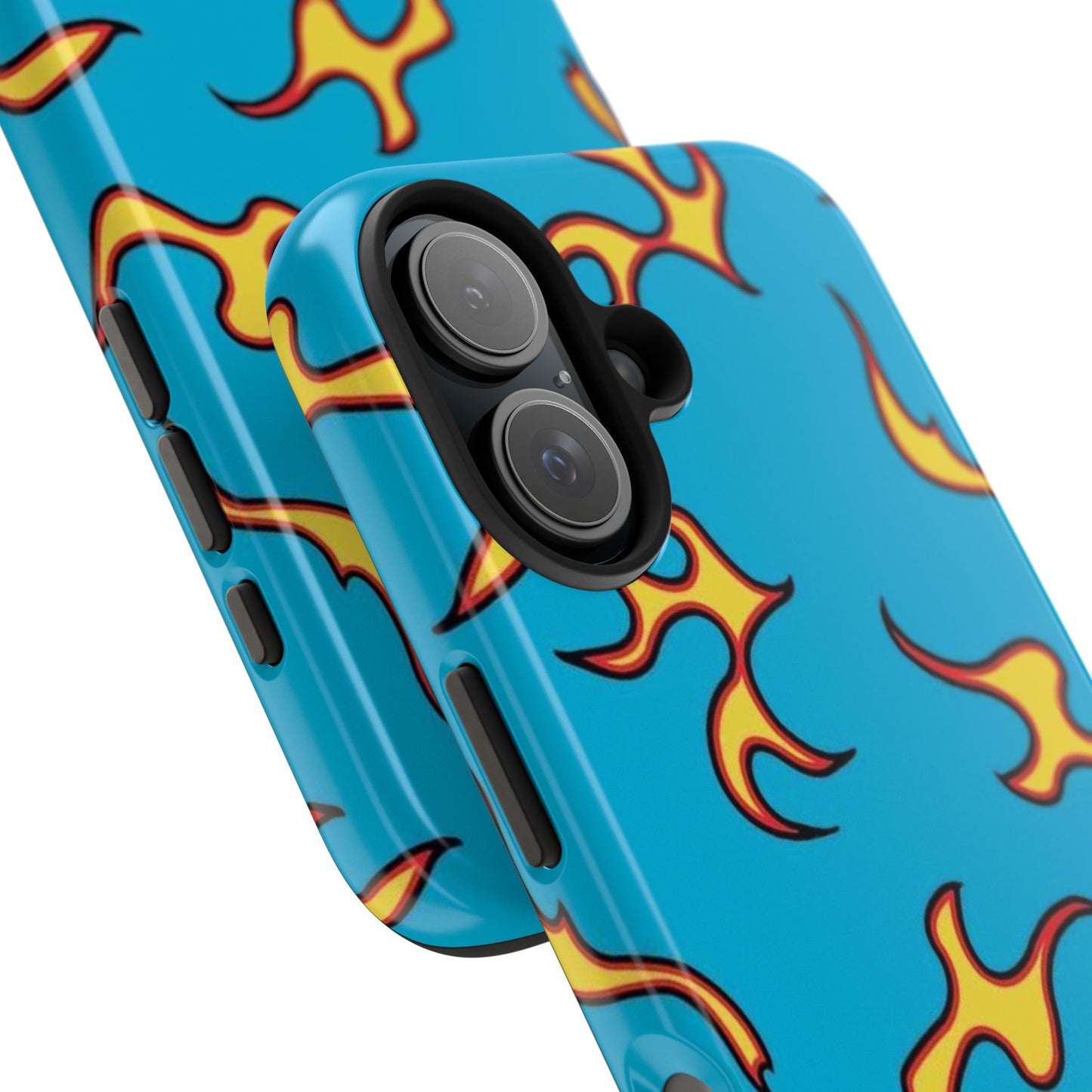 Blue Flame tough phone case