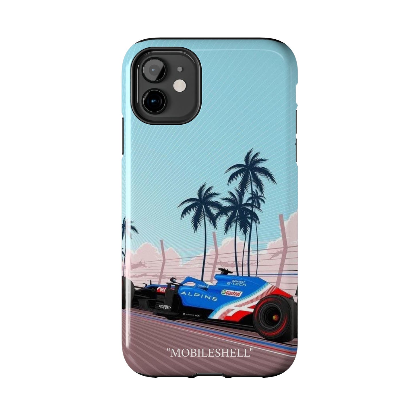 F1 Alpine team car tough phone case