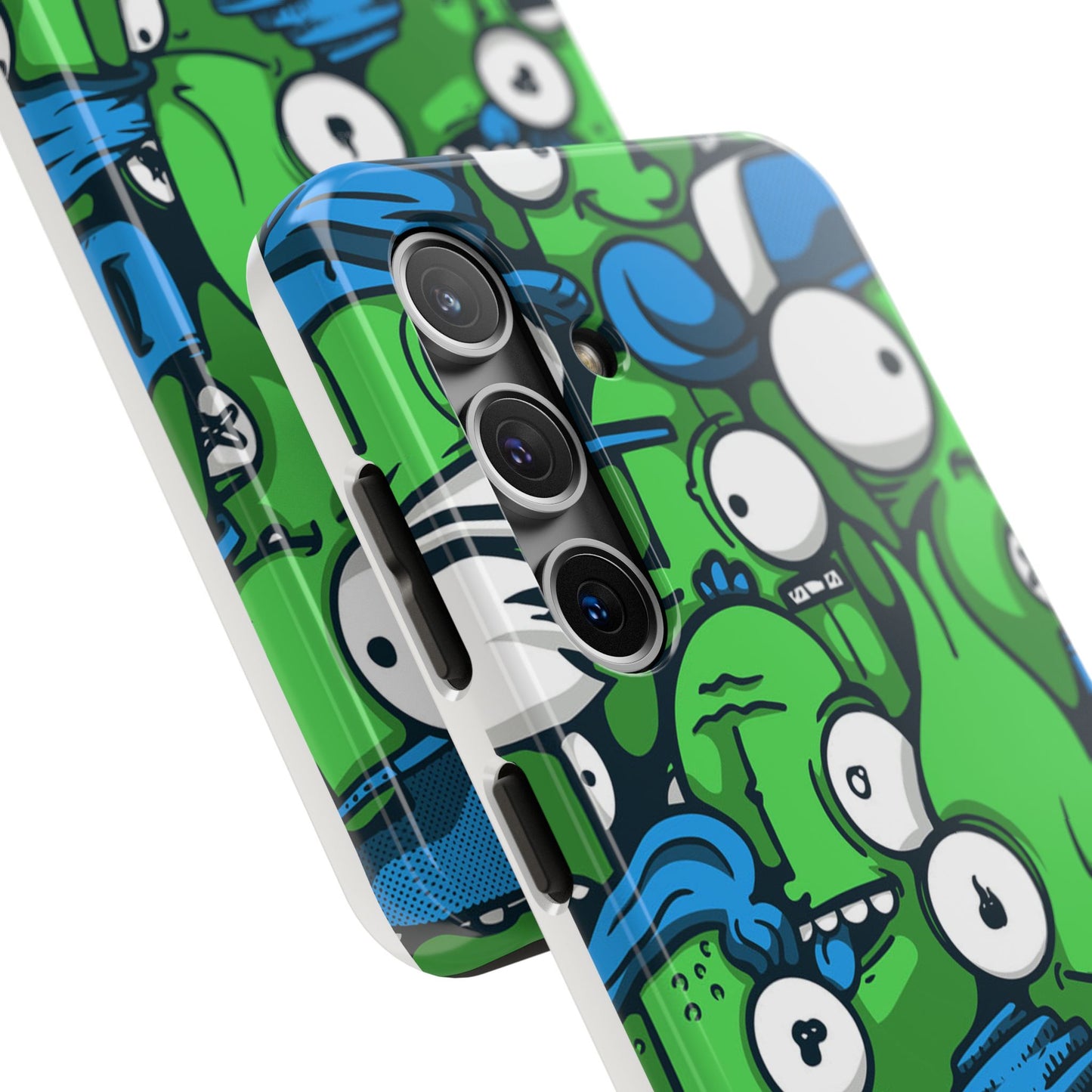 Whimsical Green Monster Phone Case