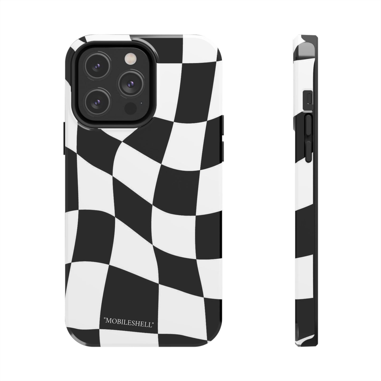 Checkers B&W tough phone case