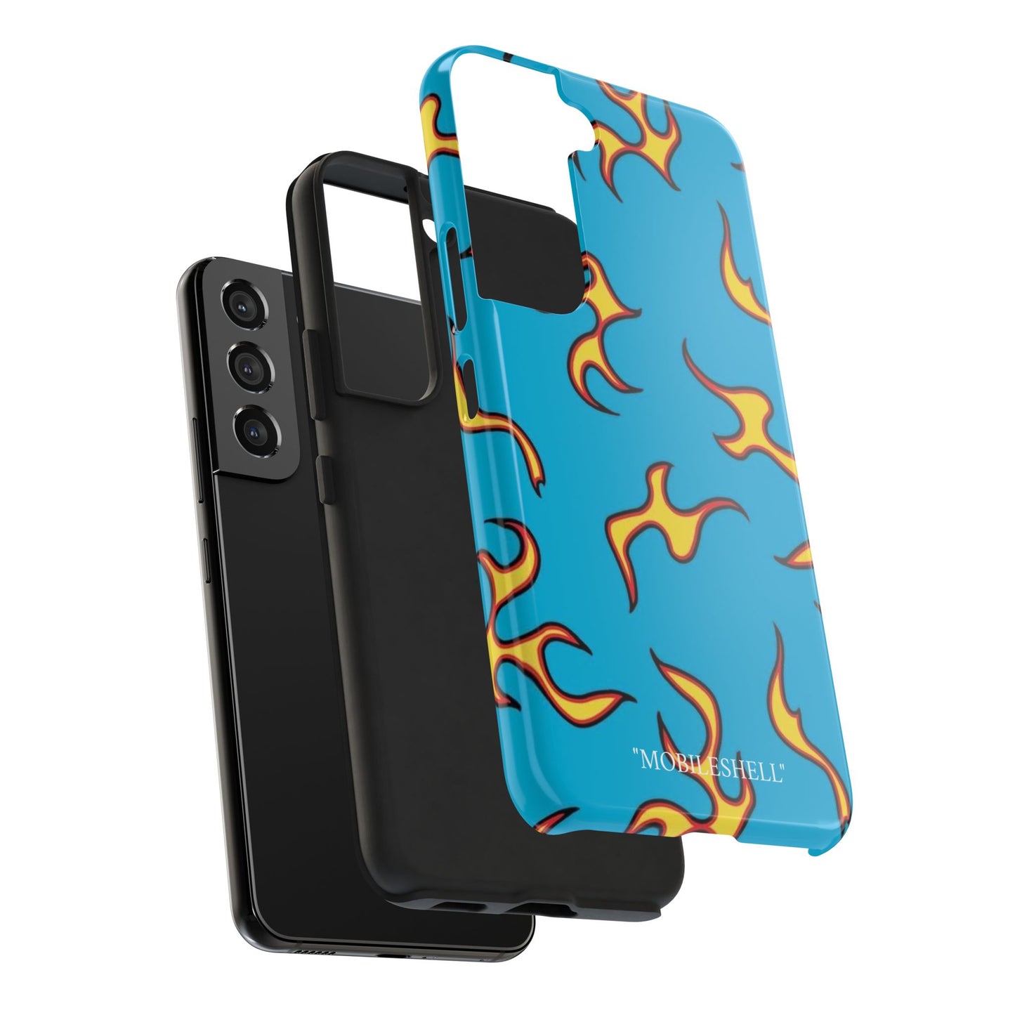 Blue Flame tough phone case