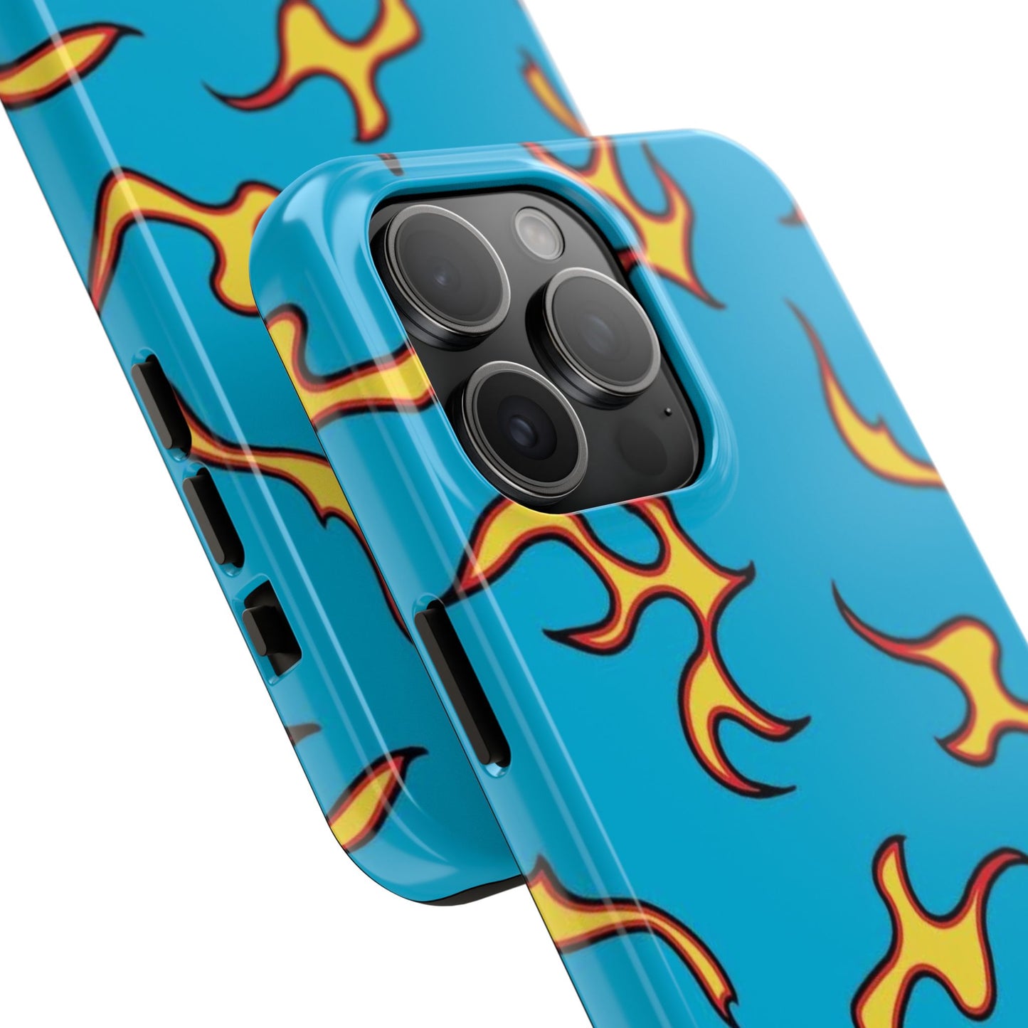 Blue Flame tough phone case