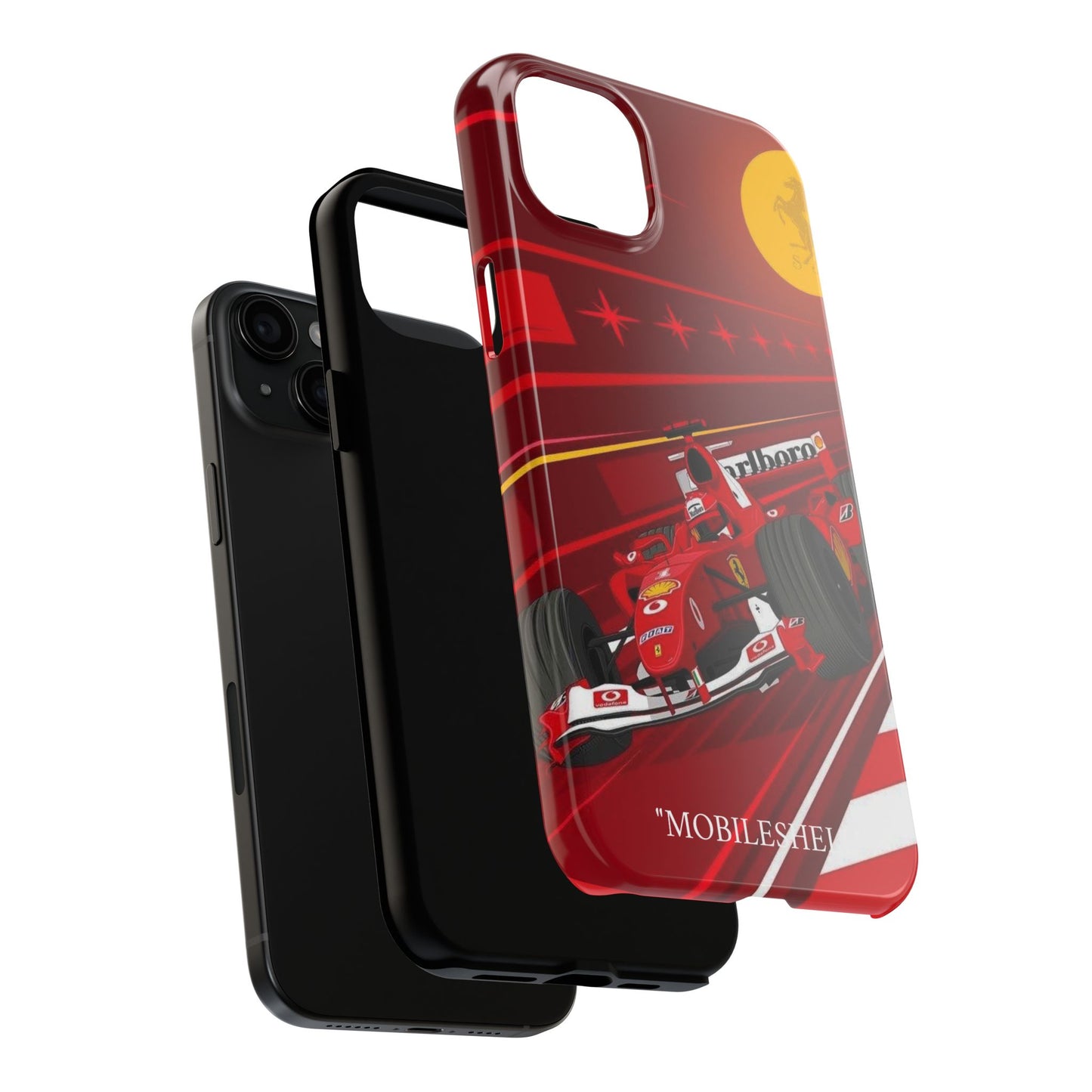 F1 Ferrari team car tough phone case