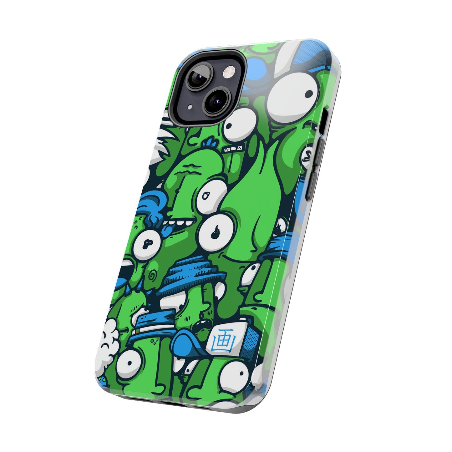 Whimsical Green Monster Phone Case