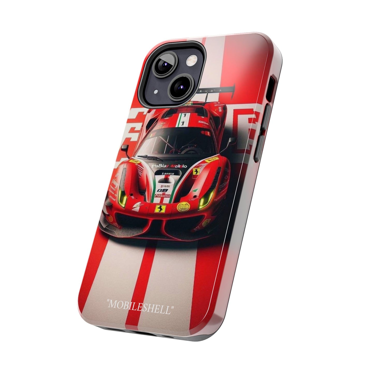 Red Ferrari tough phone case