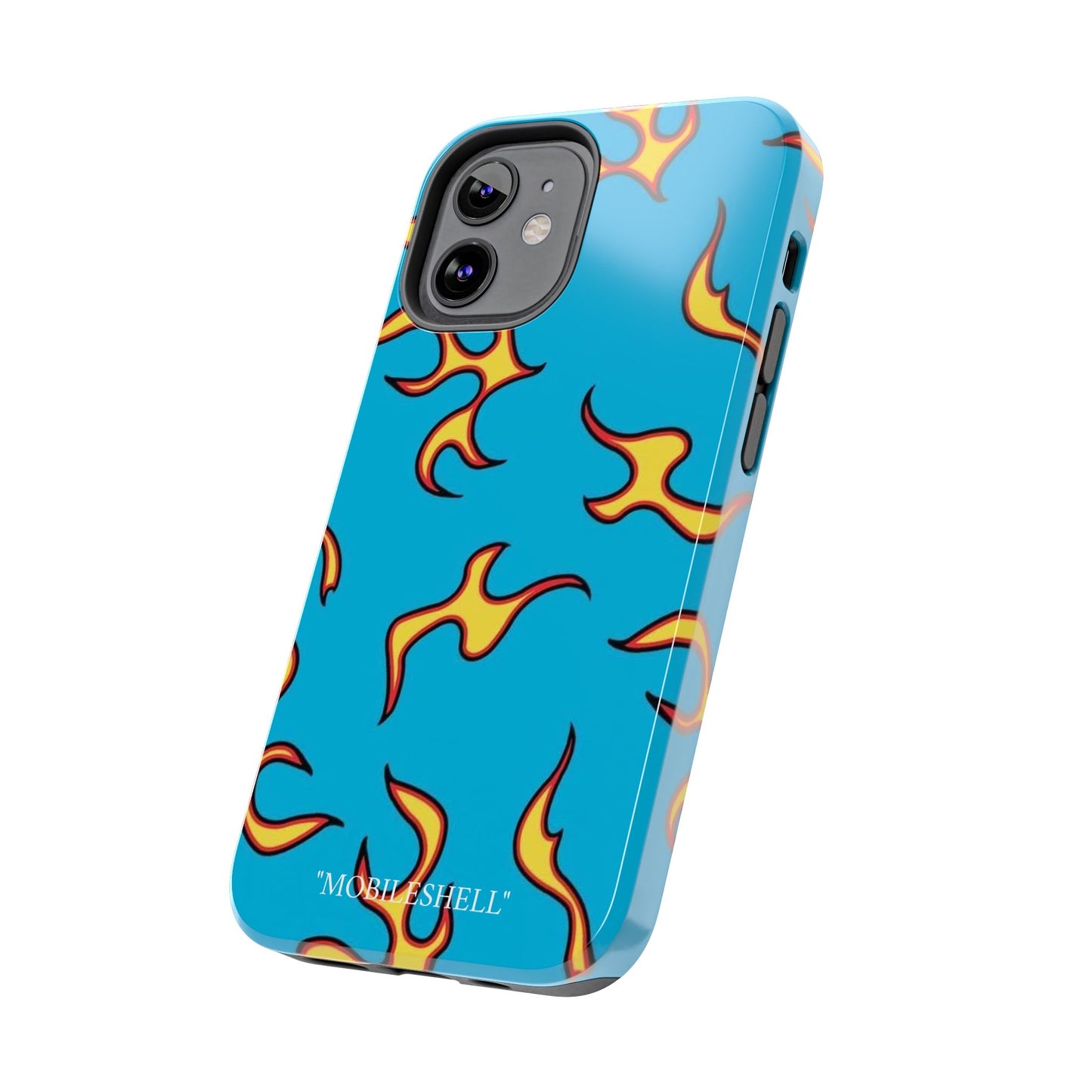 Blue Flame tough phone case