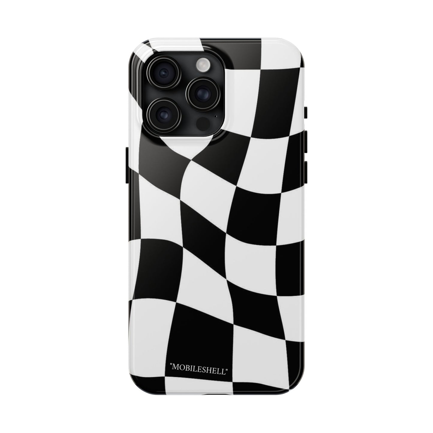 Checkers B&W tough phone case