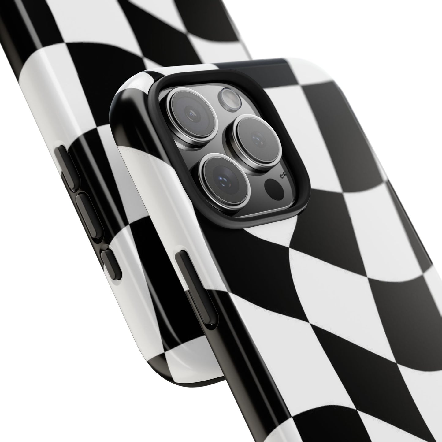 Checkers B&W tough phone case