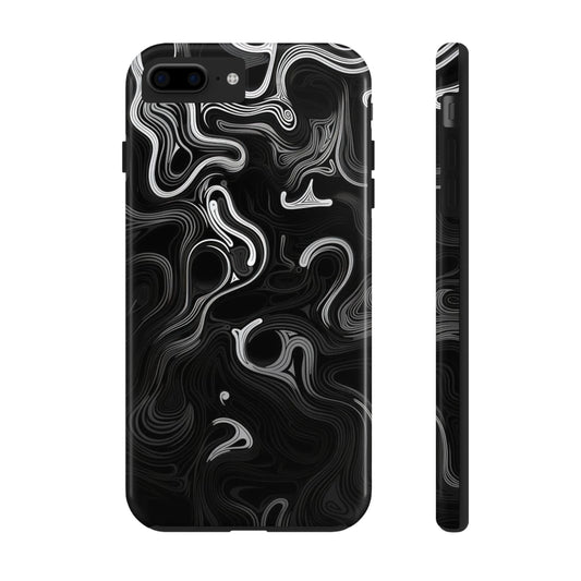 Black & White Tough Phone Case