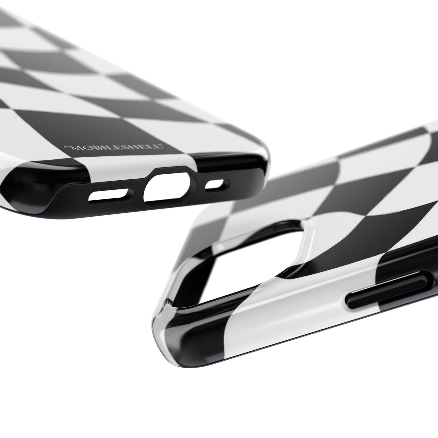 Checkers B&W tough phone case