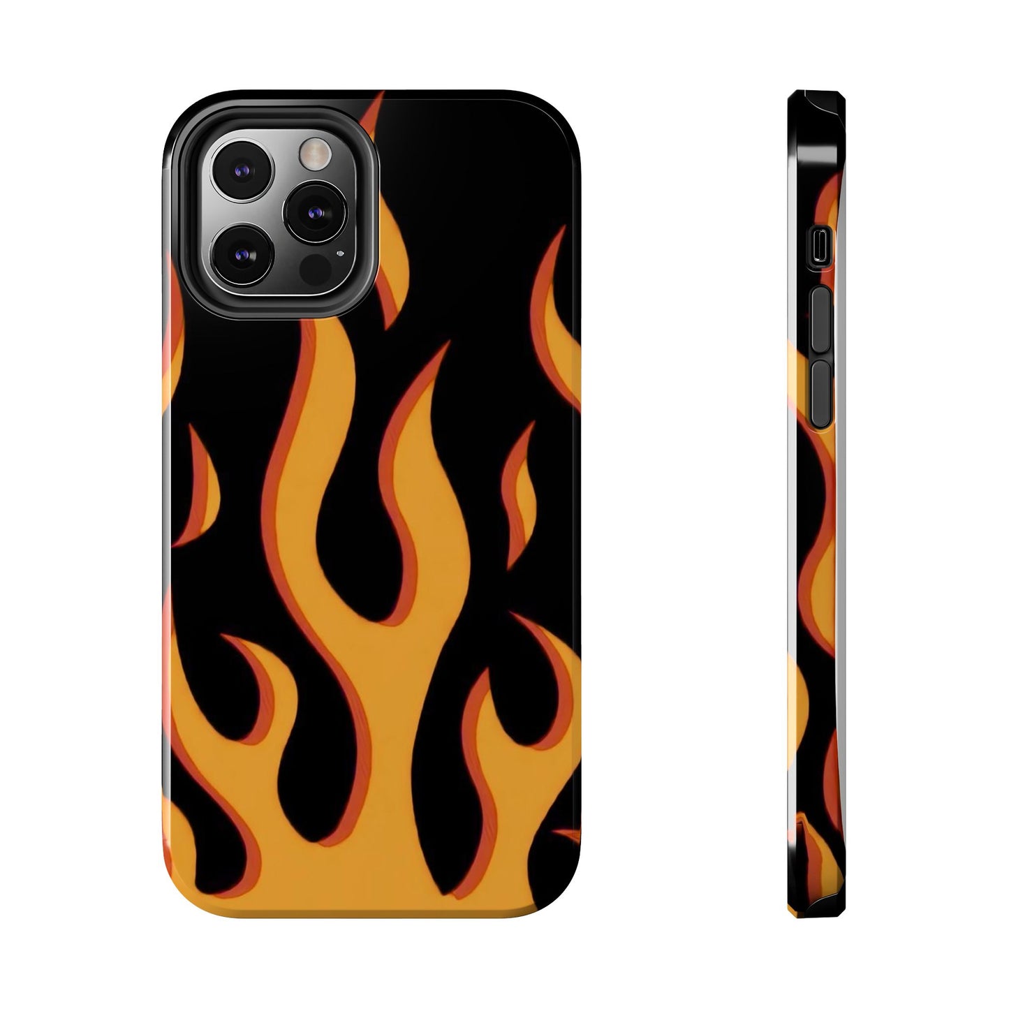 Flame Design Tough Phone Case