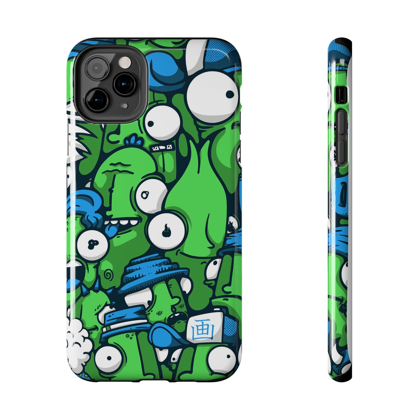 Whimsical Green Monster Phone Case