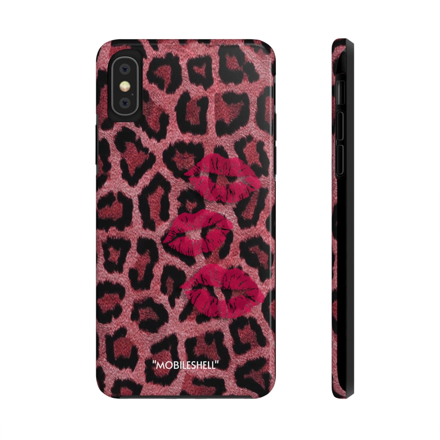 Kiss me hot pink phone case