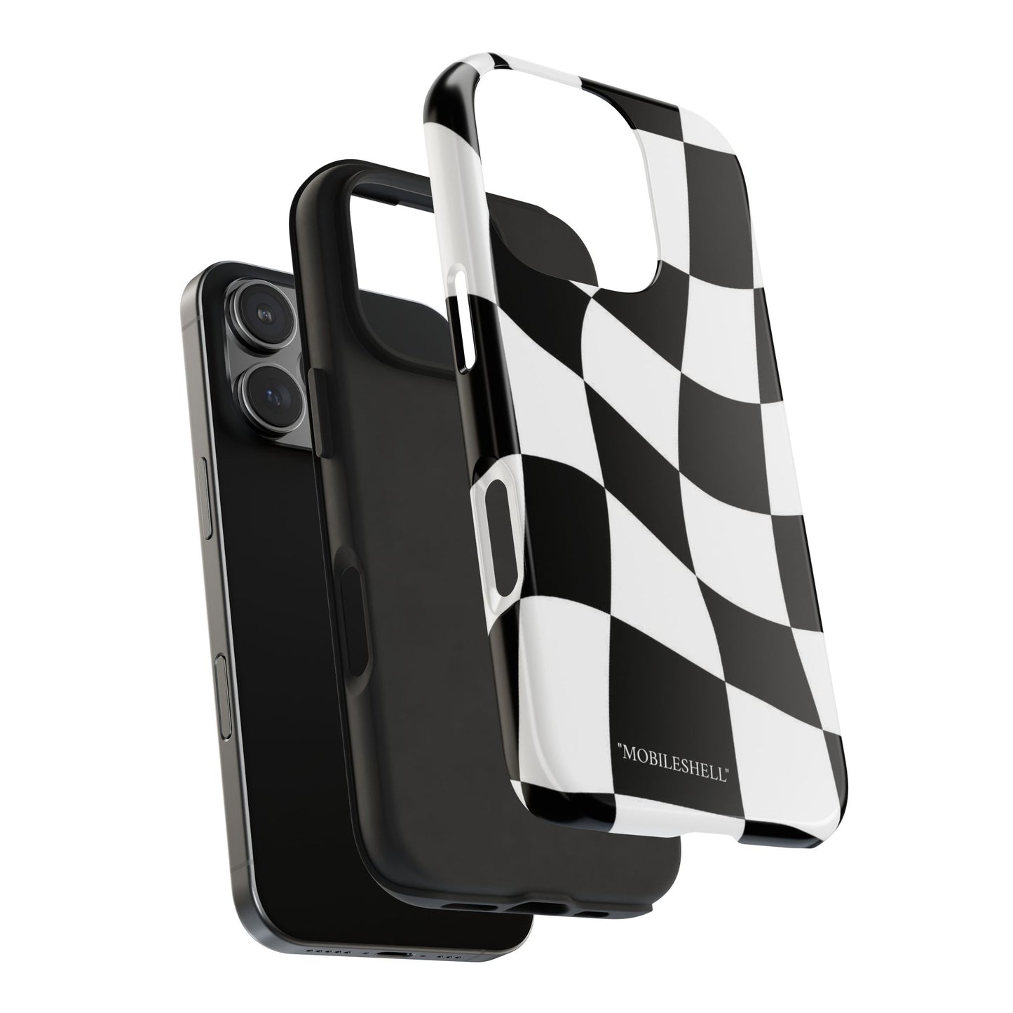 Checkers B&W tough phone case