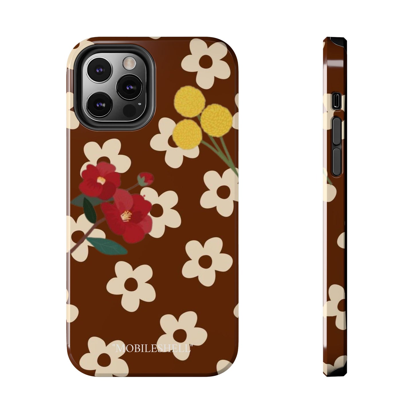 Flower vibe tough phone case