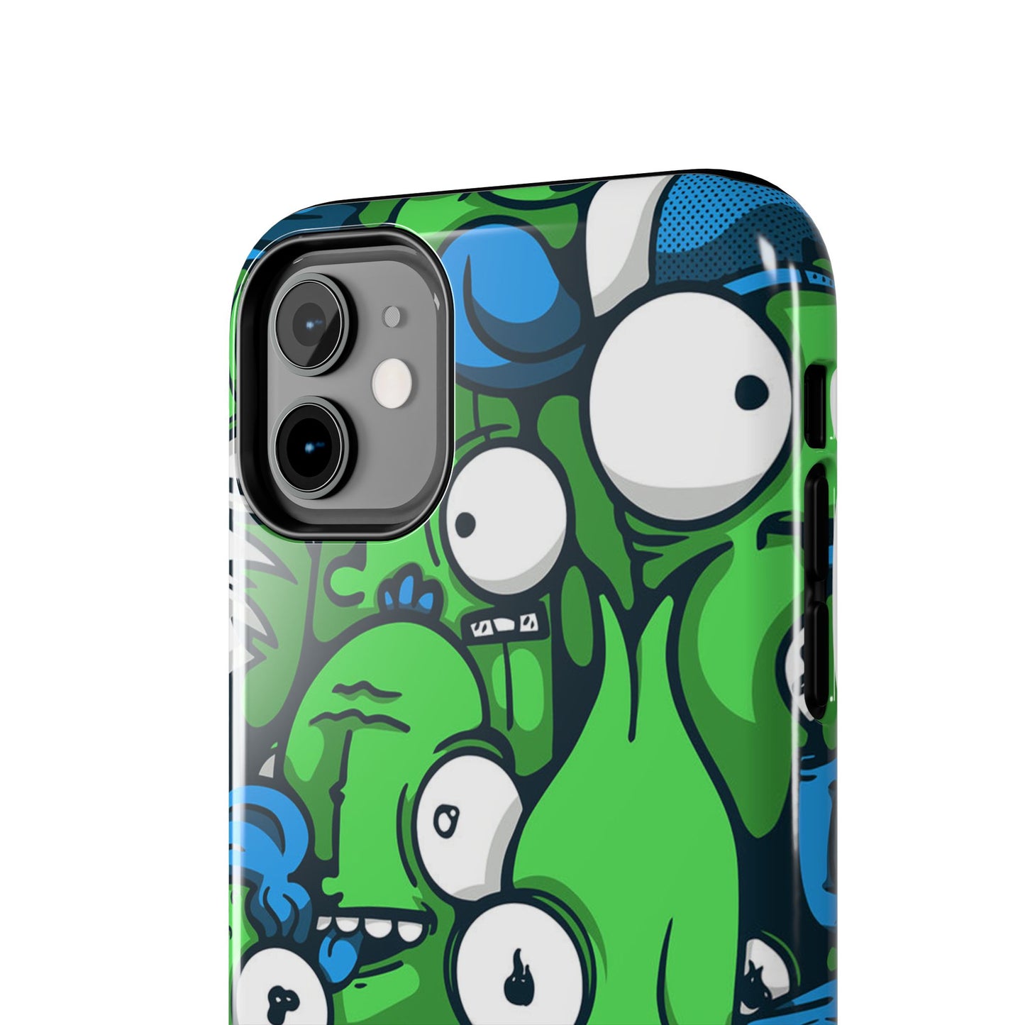 Whimsical Green Monster Phone Case