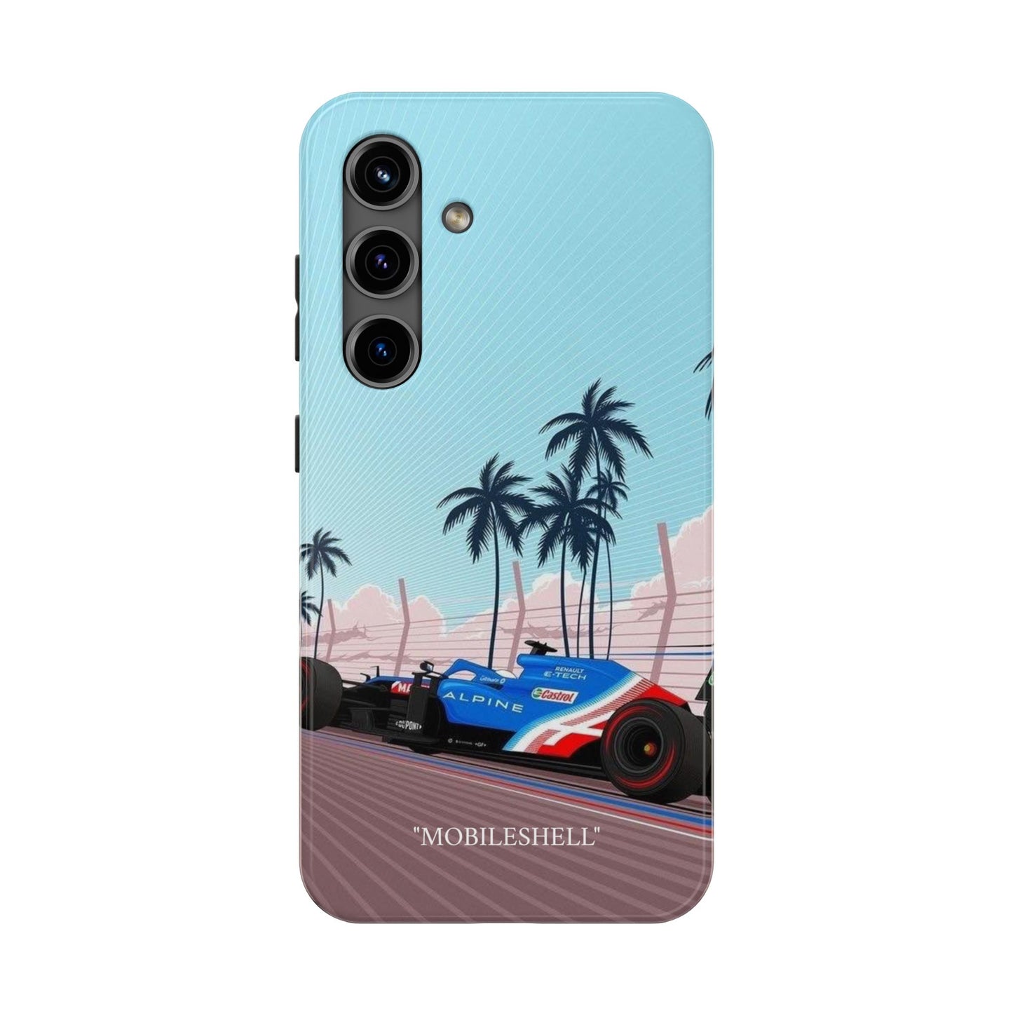 F1 Alpine team car tough phone case